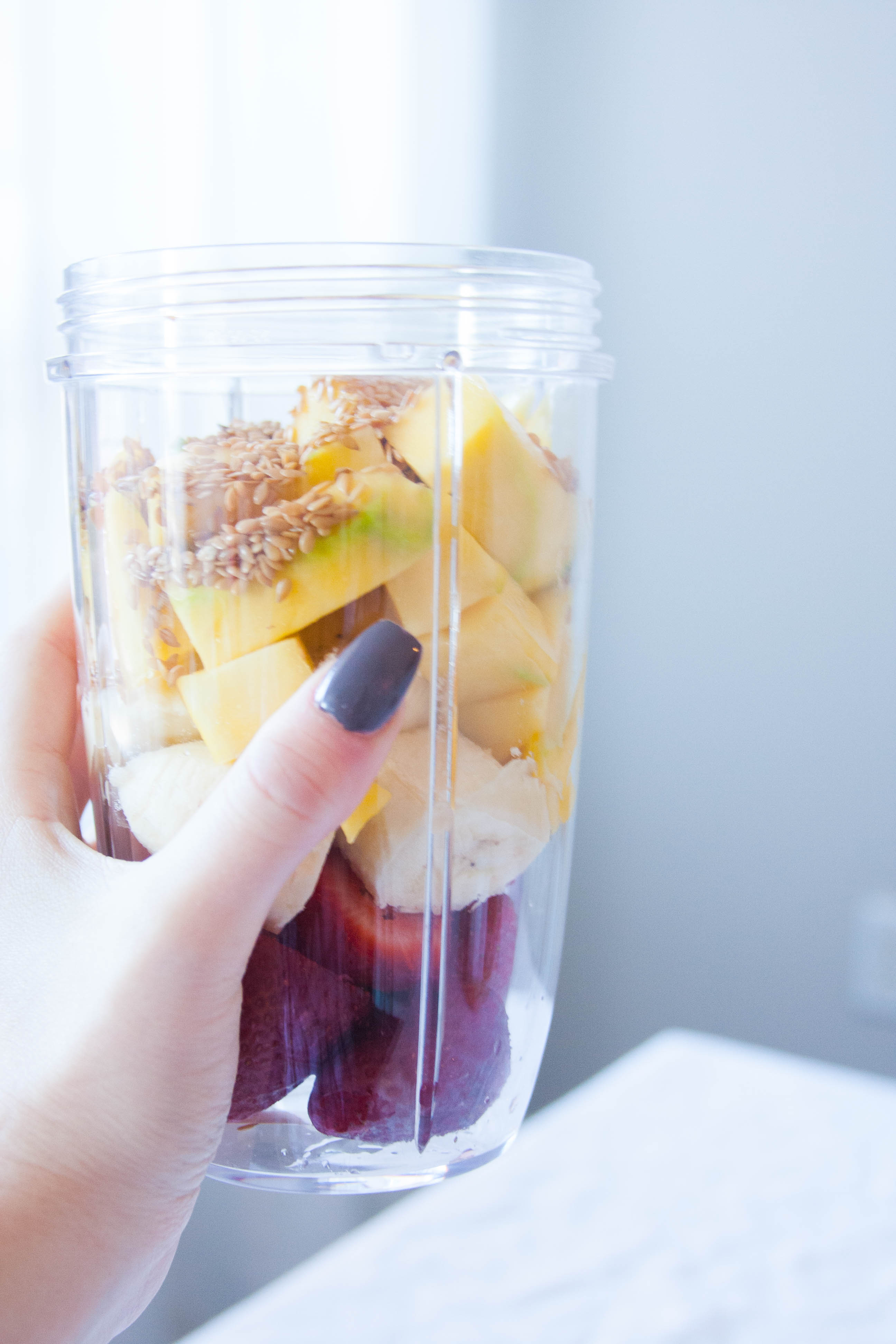 breakfast mango berry tropical smoothie recipe healthy rg daily blog