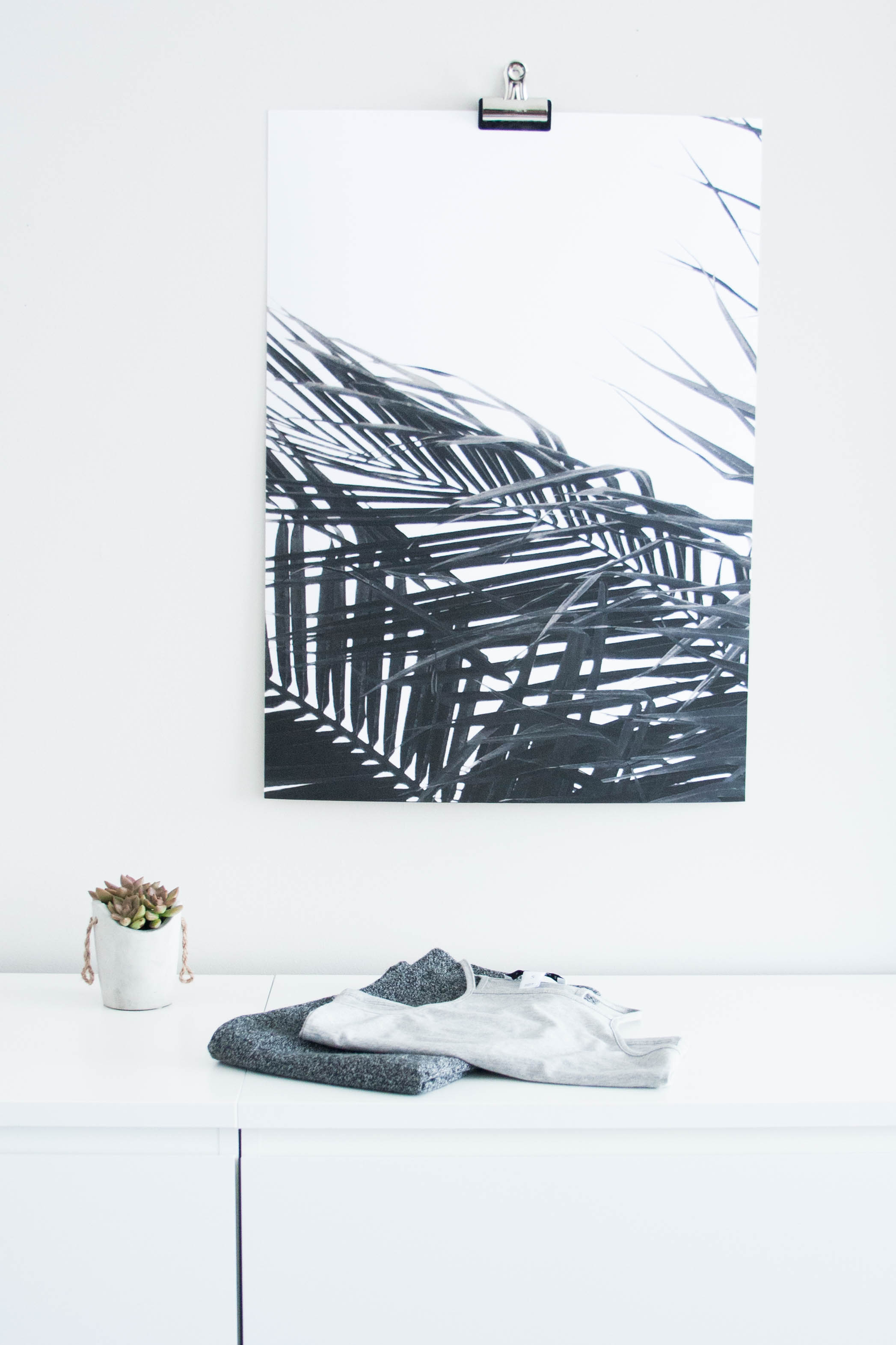 minimalist art palm tree print home interior rg daily blog