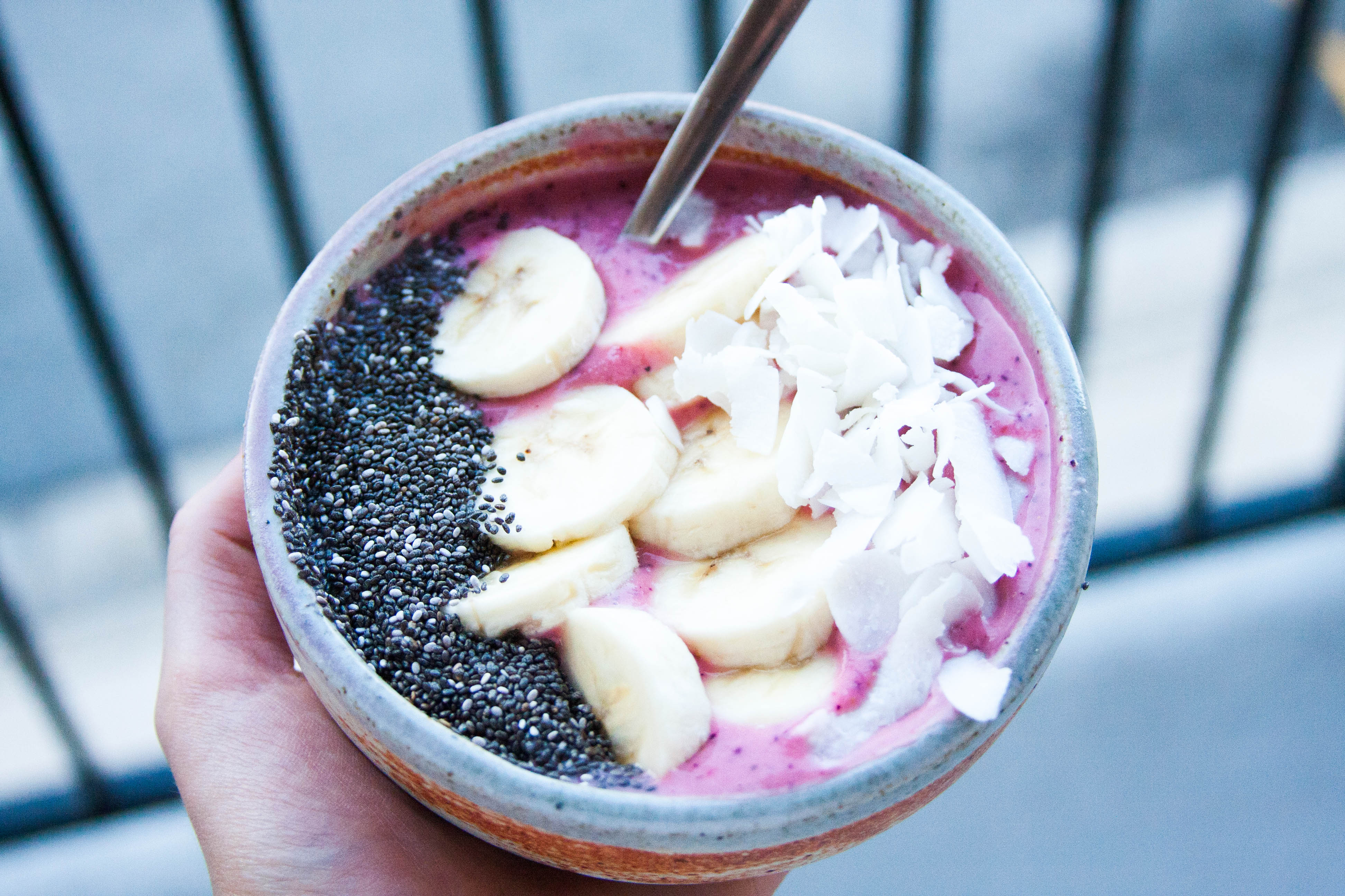 berry chia energy bowl healthy breakfast rg daily