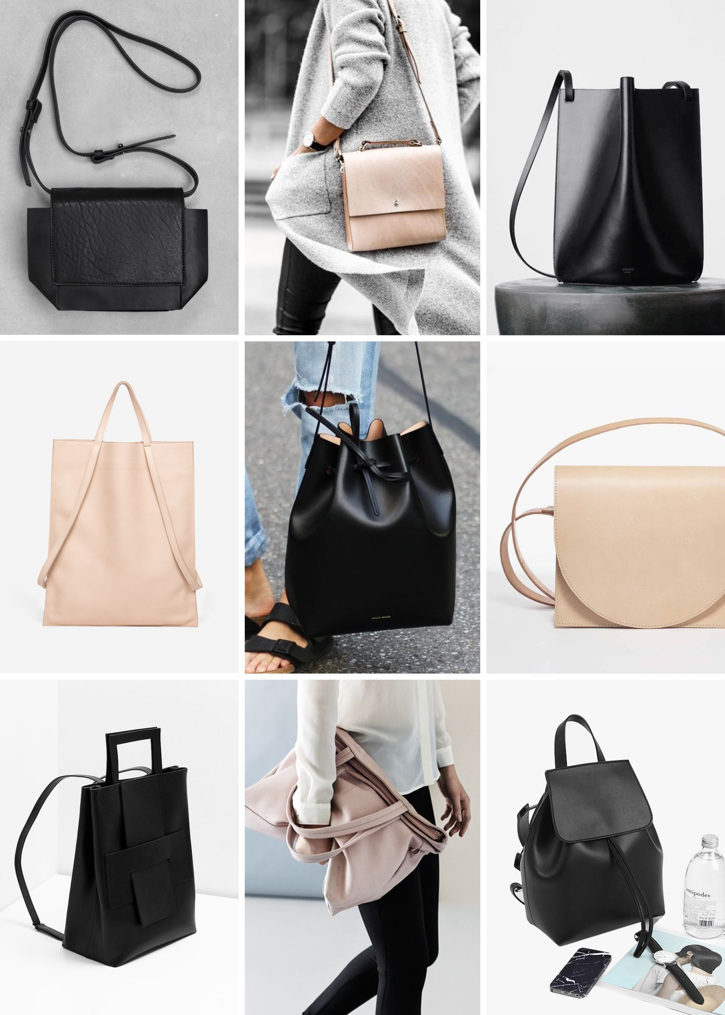 cavity Shilling Doctrine handbag purse mood board minimalist trends — RG Daily