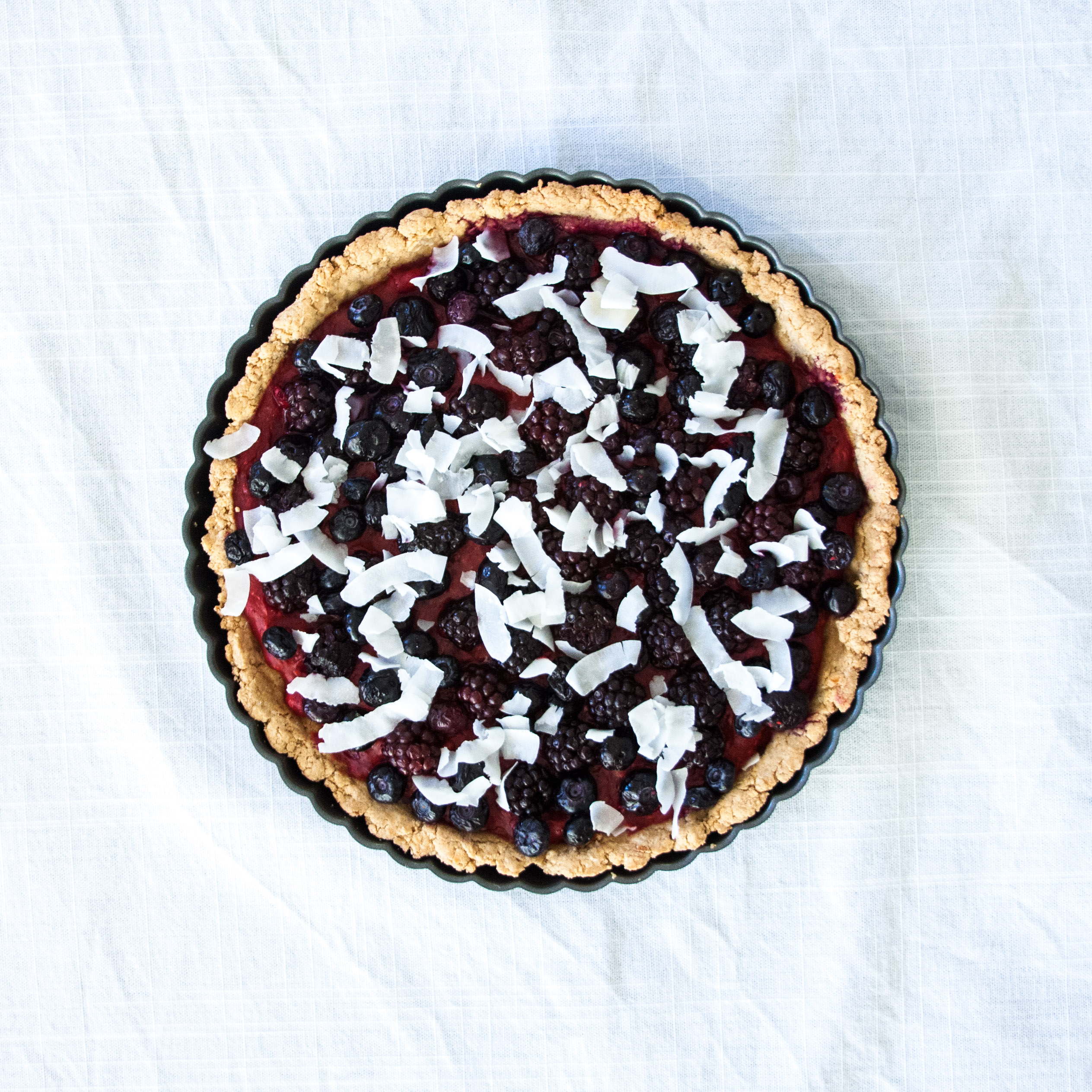 gluten free berry coconut pie recipe rgdaily blog