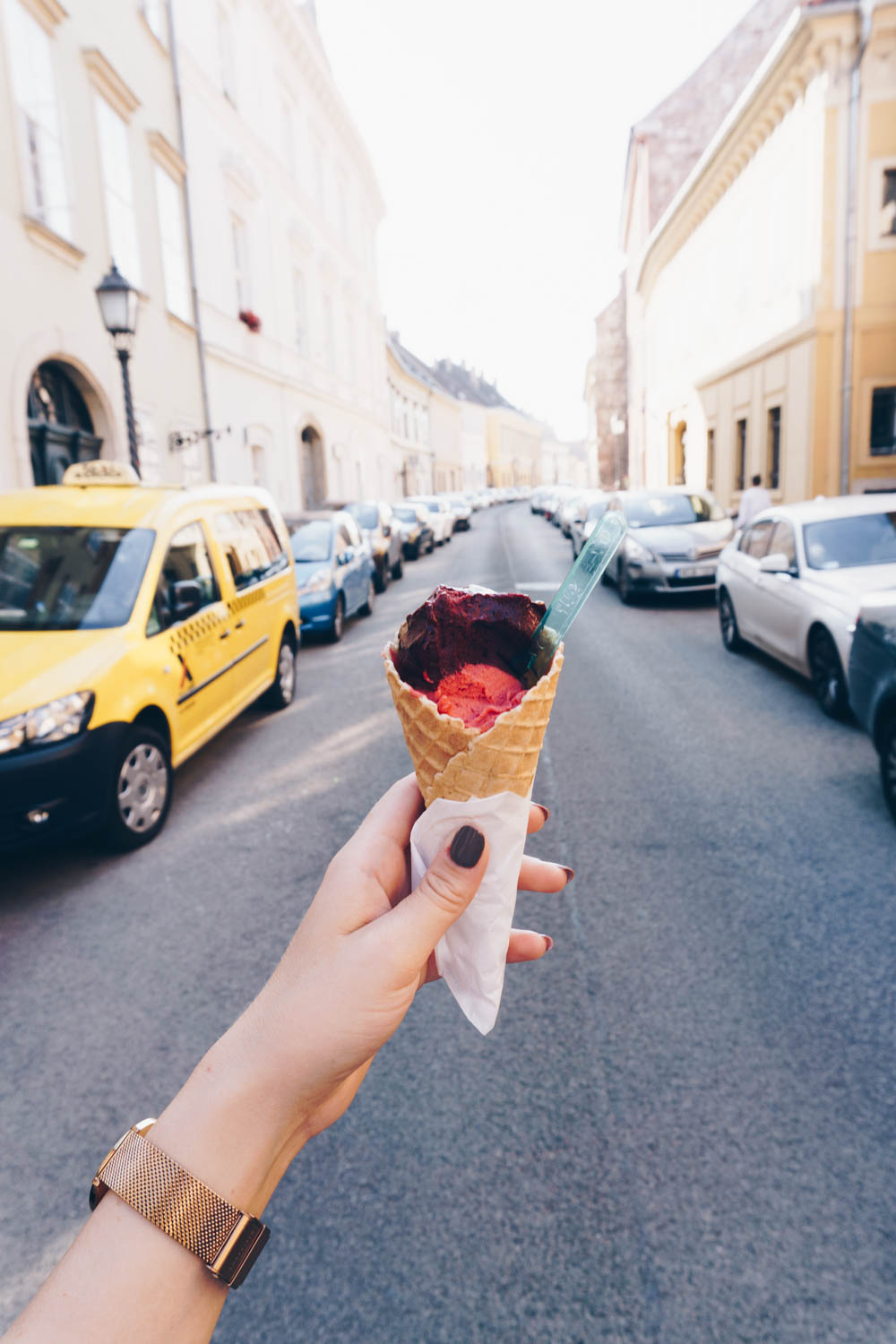 Budapest Hungary / Travel Guide / Buda Castle Hill / Ice Cream / RG Daily Blog /