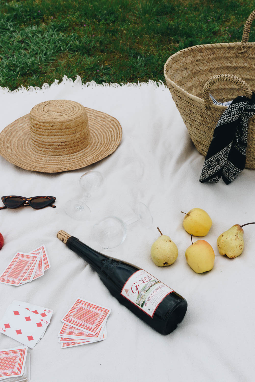 Picnic at Gizeux Loire Valley France