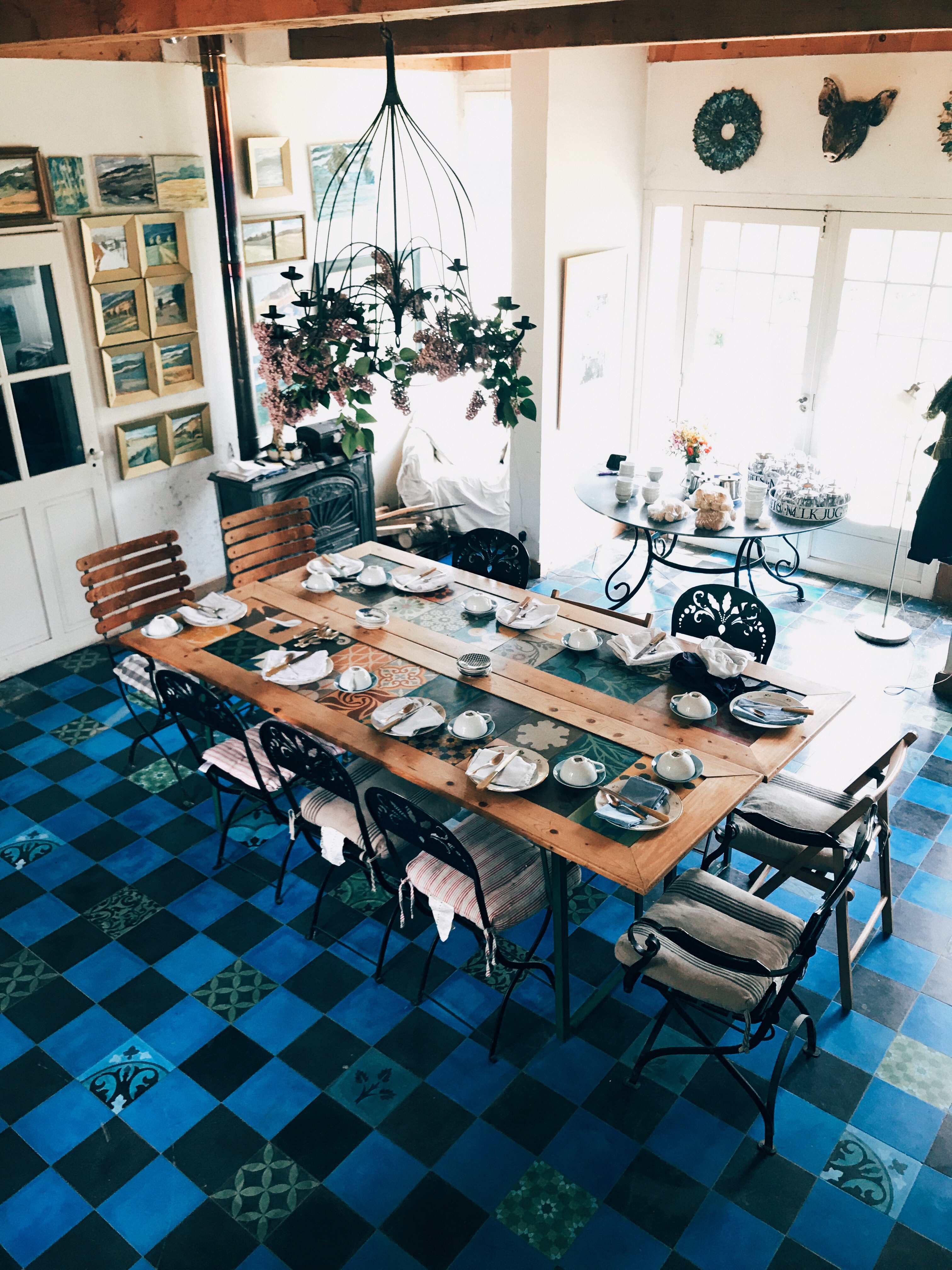 Dinning Room Tile, St Rémy au Bois France / Travel RG Daily Blog
