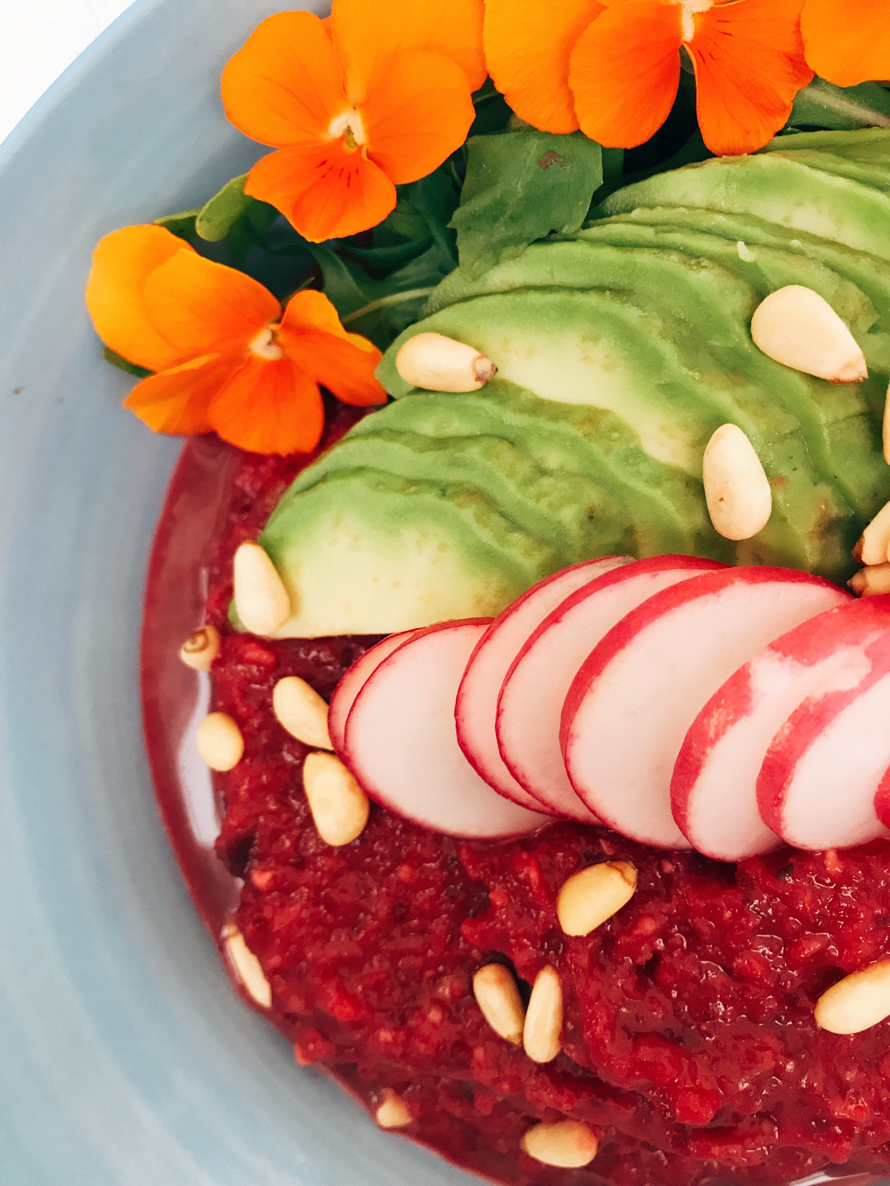 Rainbow Beet Gazpacho Vegan Smoothie Bowl Healthy Recipes RG Daily Blog