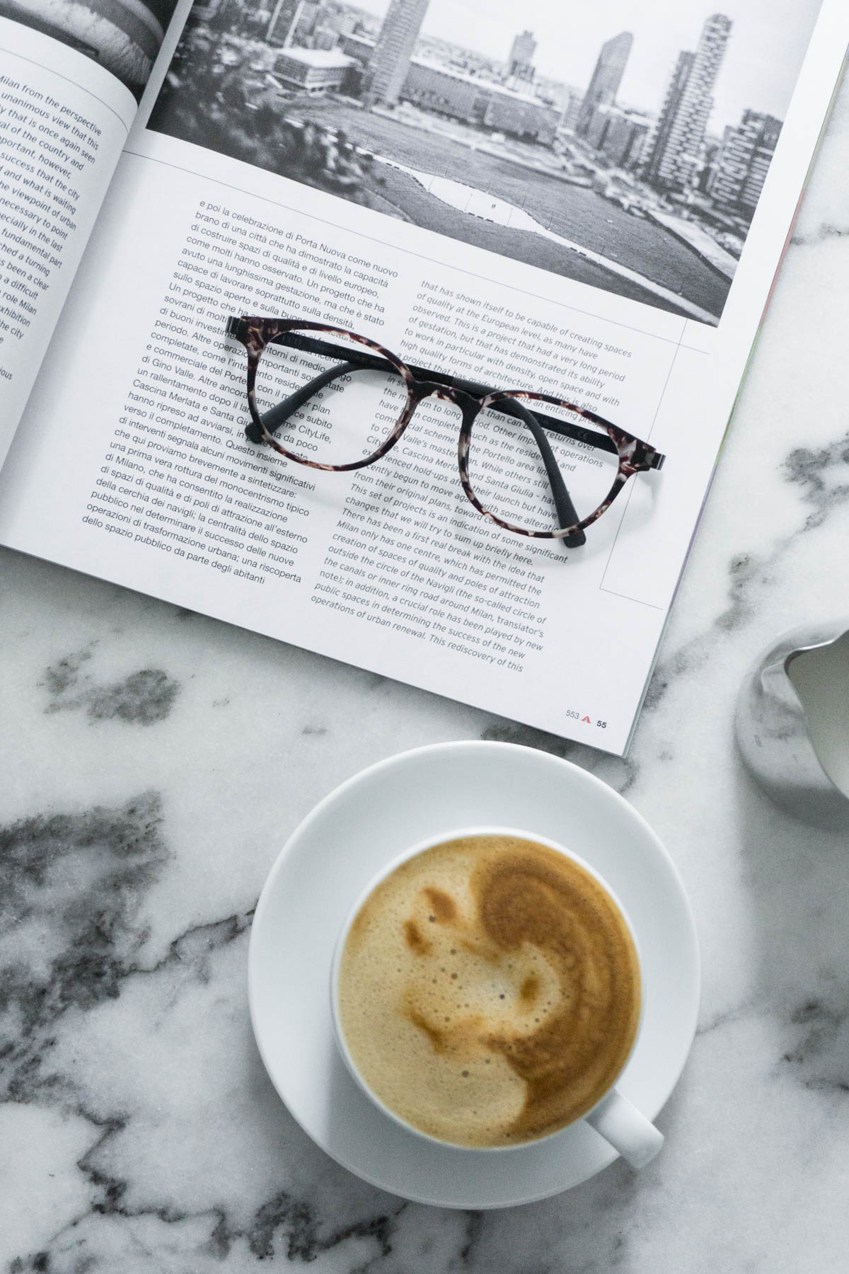 Morning Coffee Magazines and Glasses / RG Daily Blog