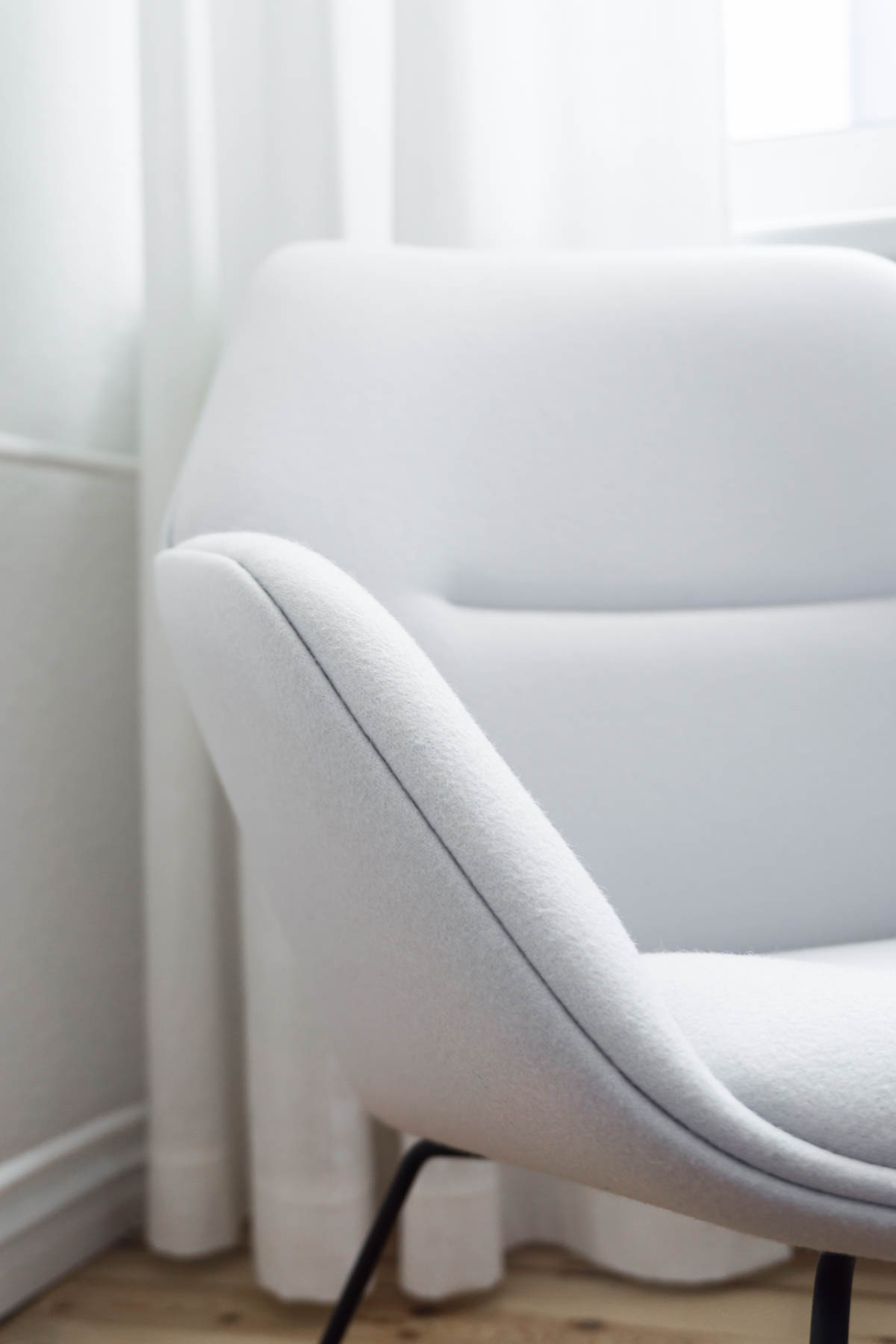 Chair Details - Minimalist Bedroom, Scandinavian Design, Calming Interior // RG Daily Blog