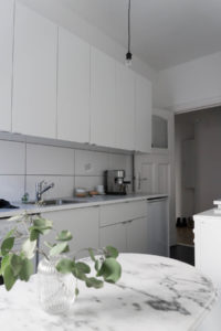 Scandinavian Kitchen - Small, White, Minimal - Interior Design // RG Daily Blog