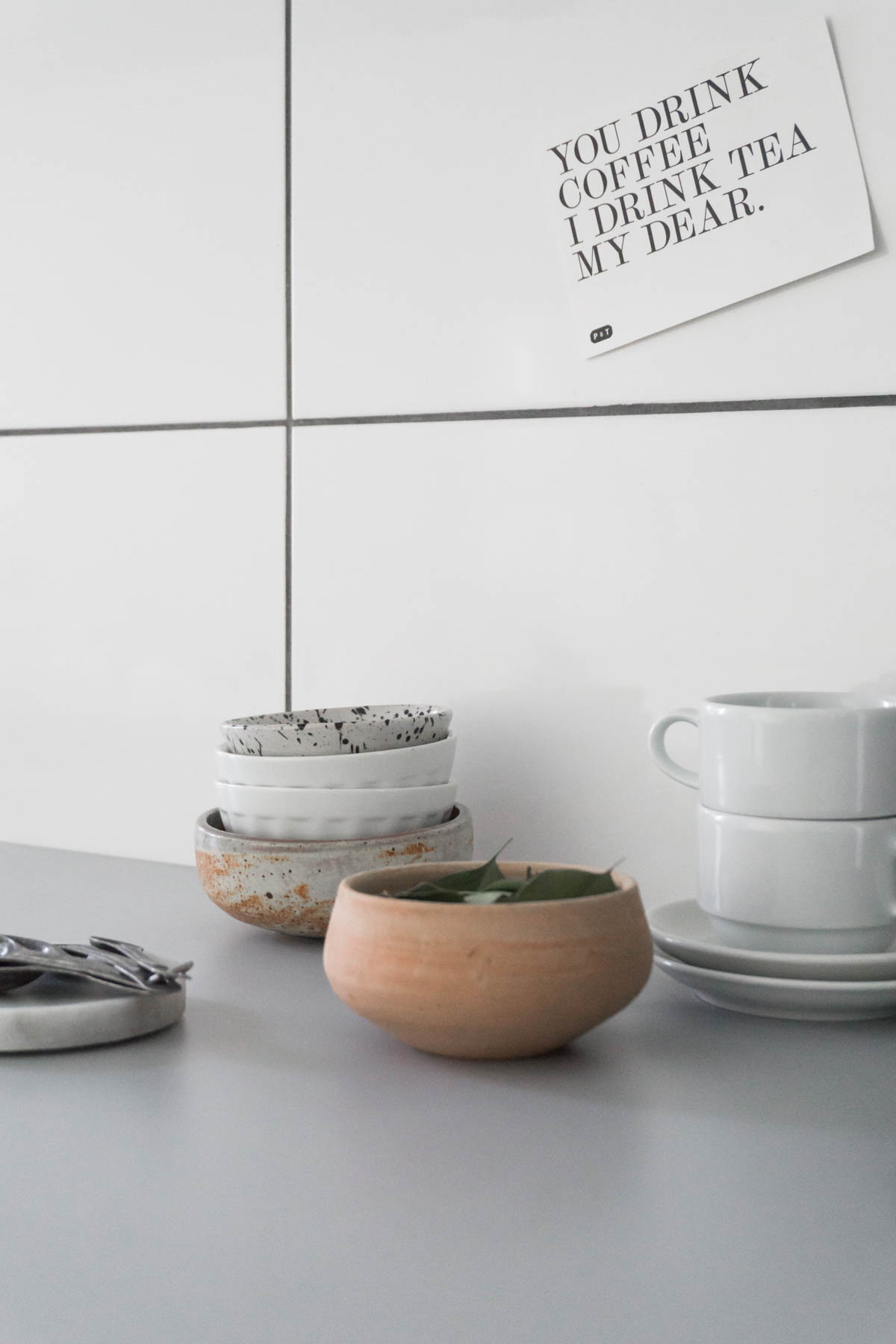 Scandinavian Kitchen - Small, White, Minimal - Interior Design // RG Daily Blog