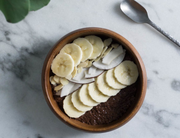 Coco Chia Pudding Recipe - Healthy Breakfast Bowl Ideas / RG Daily Blog