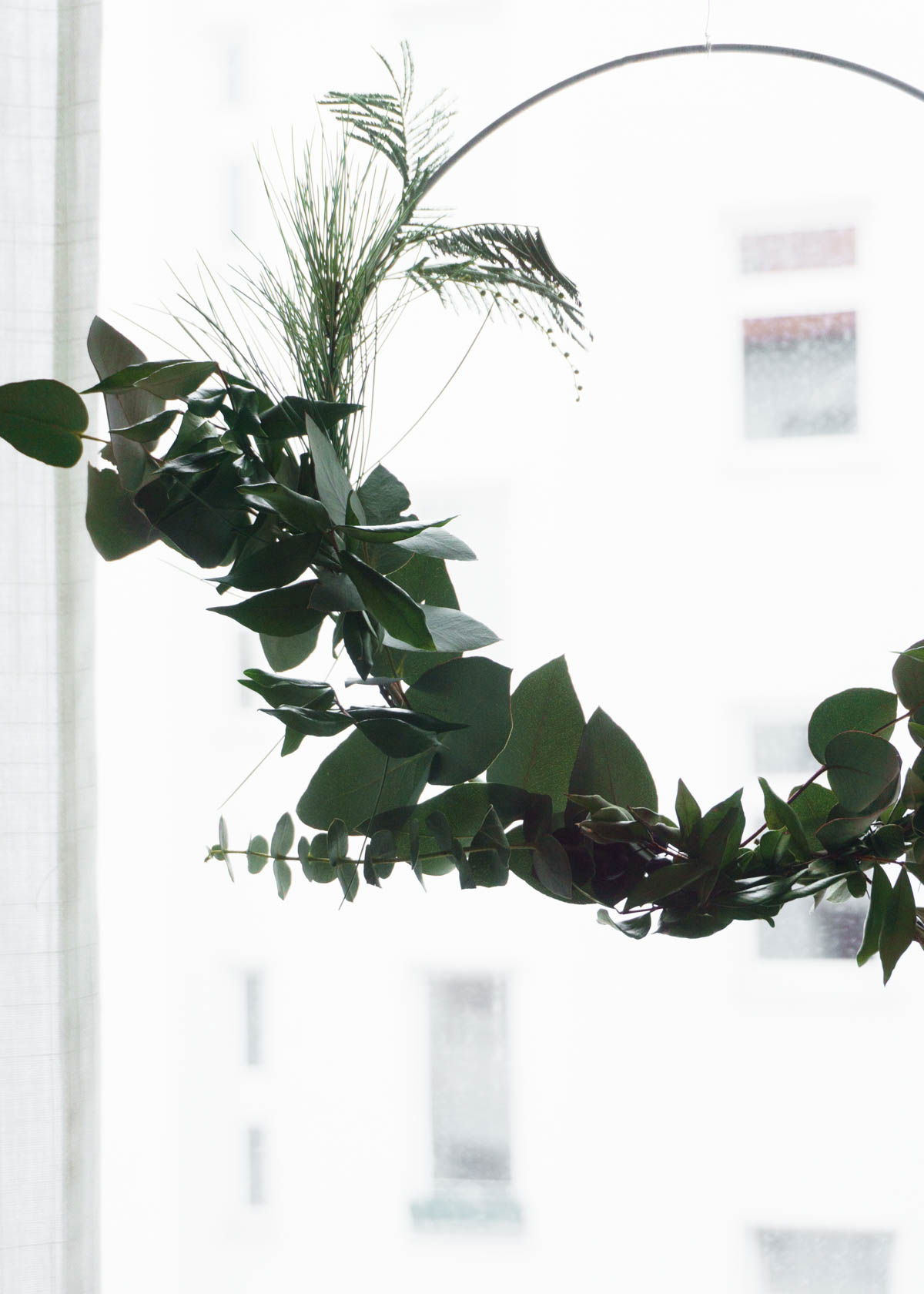 Scandinavian Christmas Decor, Eucalyptus Wreath - RG Daily Blog