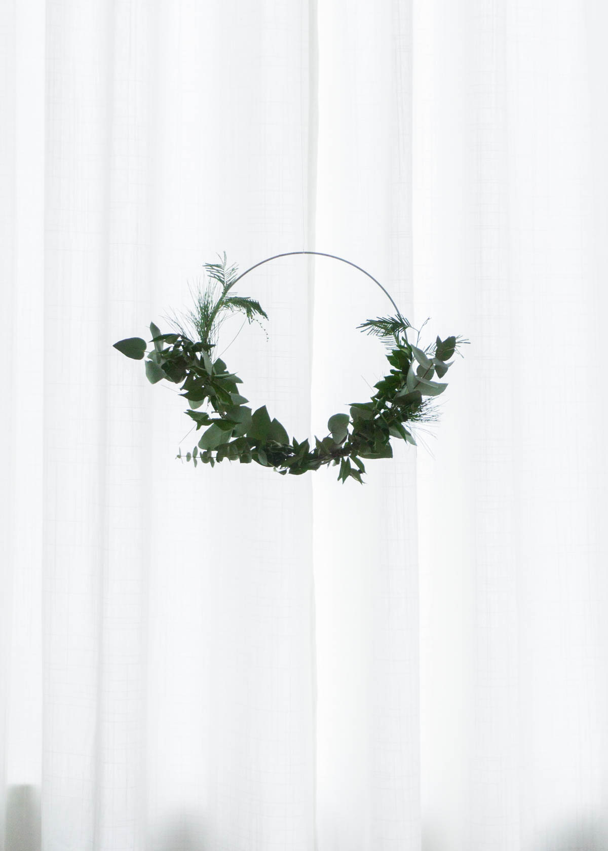 Scandinavian Christmas Decor, Eucalyptus Wreath - RG Daily Blog