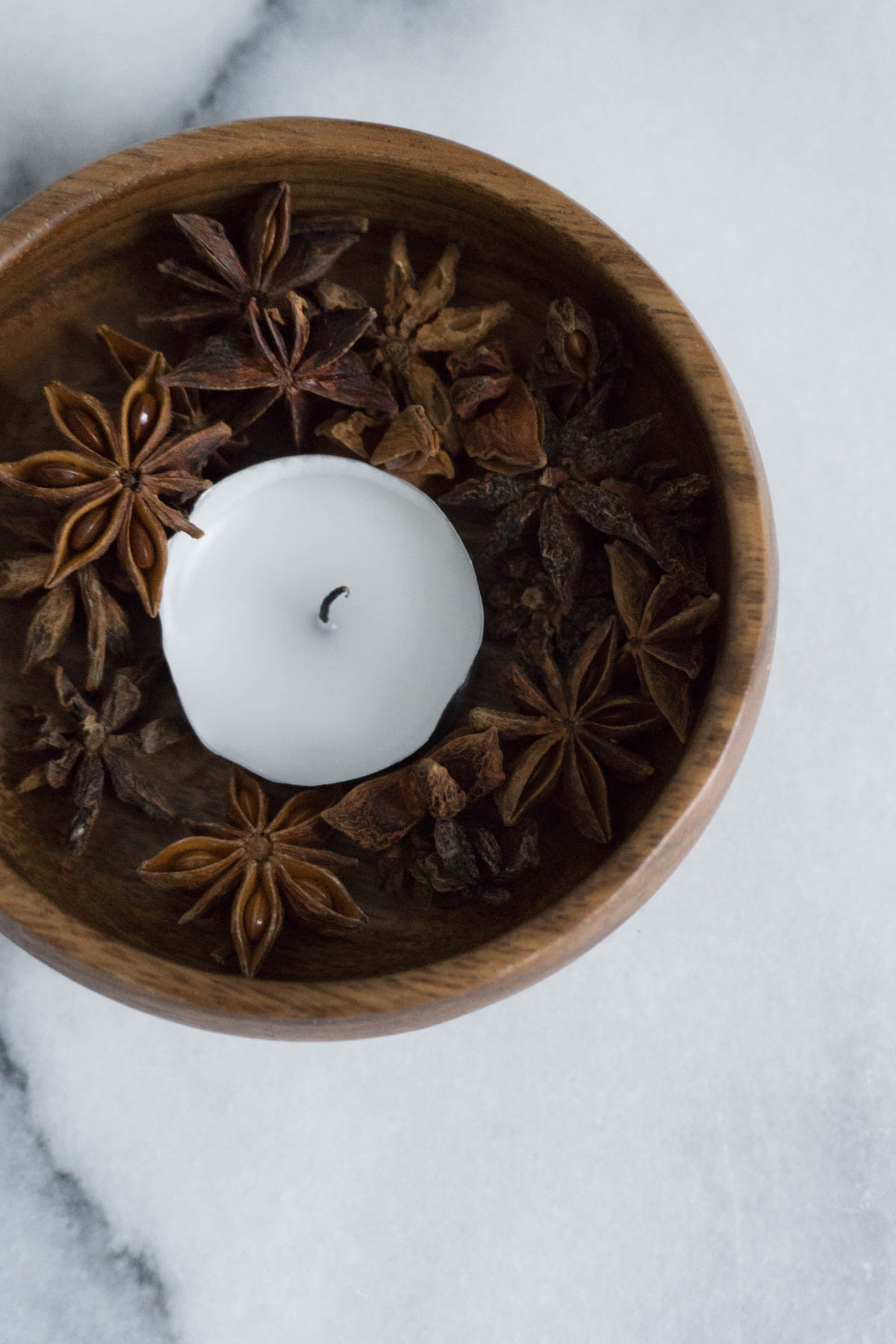 Cozy Minimal Kitchen, Scandinavian Christmas Decor, Spices and Candle - RG Daily Blog