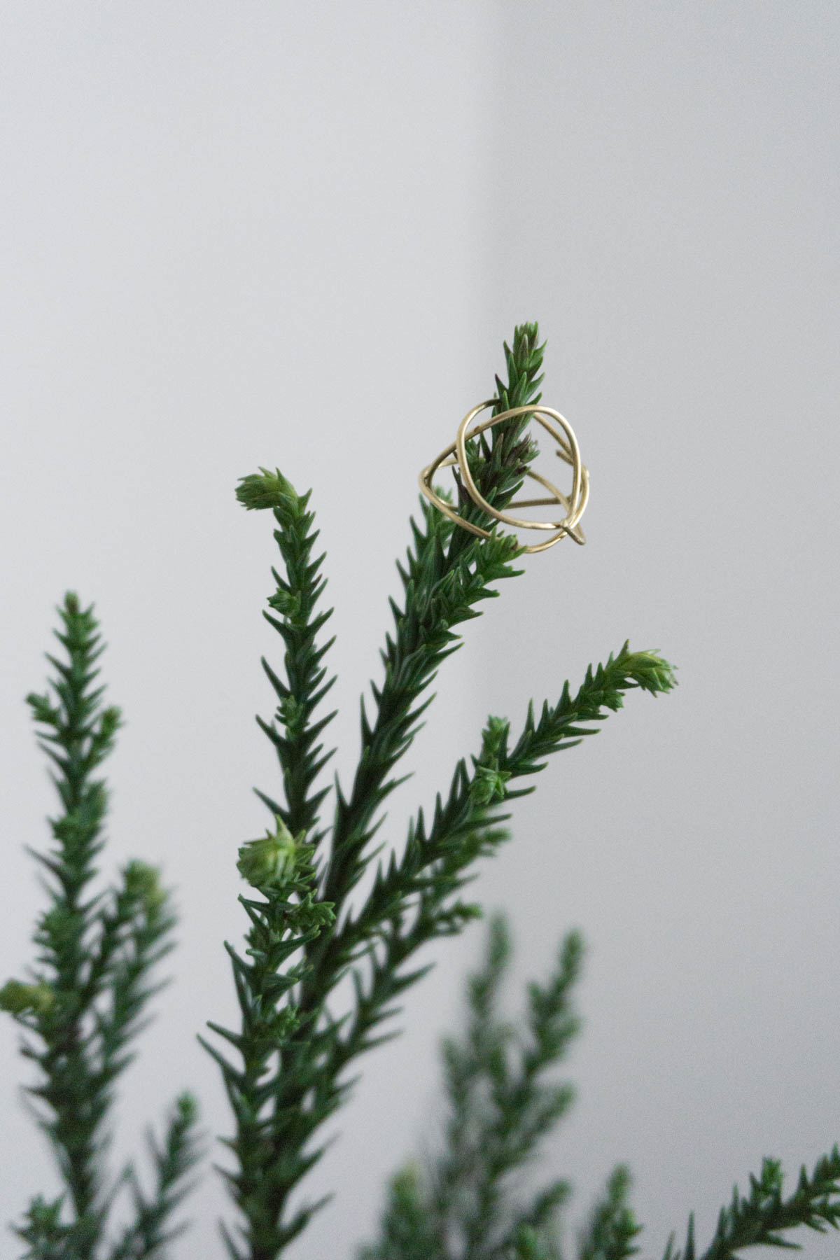 Cozy Minimal Kitchen, Scandinavian Christmas Decor, Evergreen and Wire - RG Daily Blog