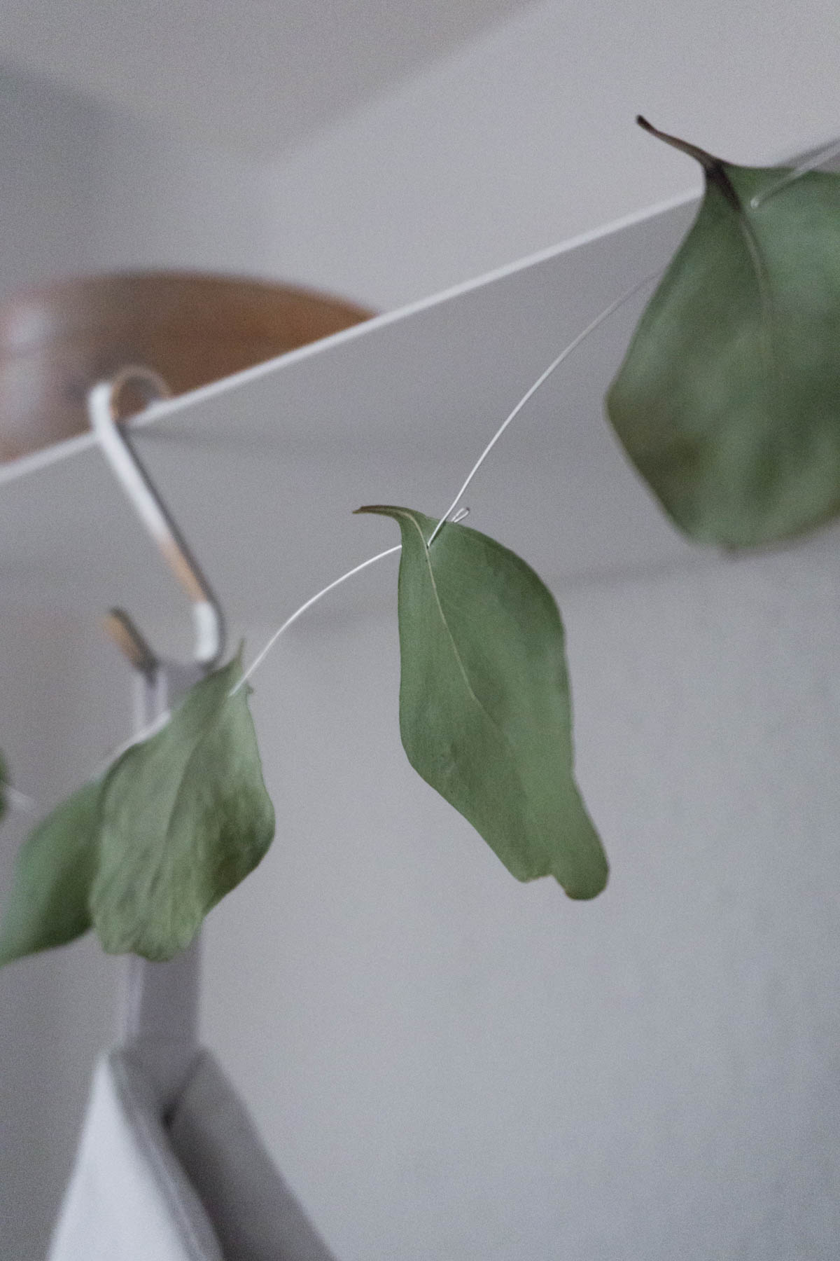 Scandinavian Christmas Decor, DIY Eucalyptus Garland - RG Daily Blog