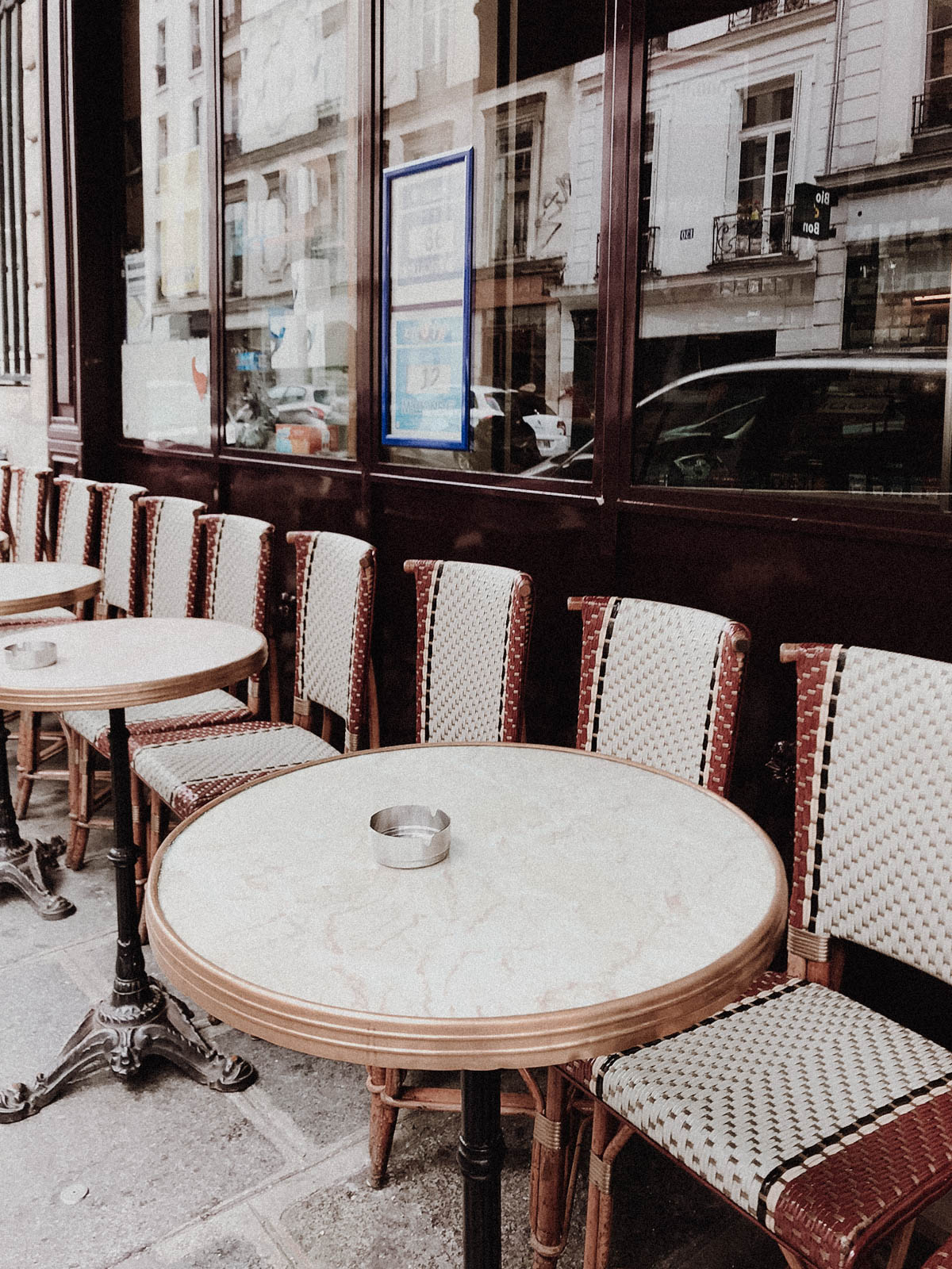 Paris France Travel Guide - Classic Vintage French Cafe Tables / RG Daily Blog