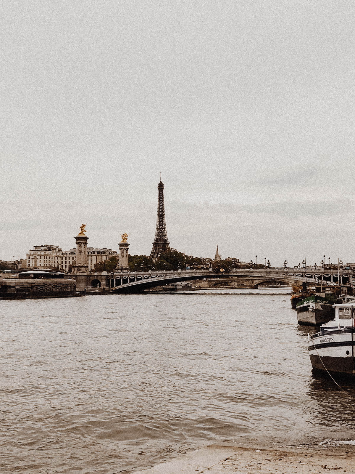 Paris France Travel Guide - River, Eiffel Tower, and Pont Alexandre III, European Architecture and Buildings / RG Daily Blog