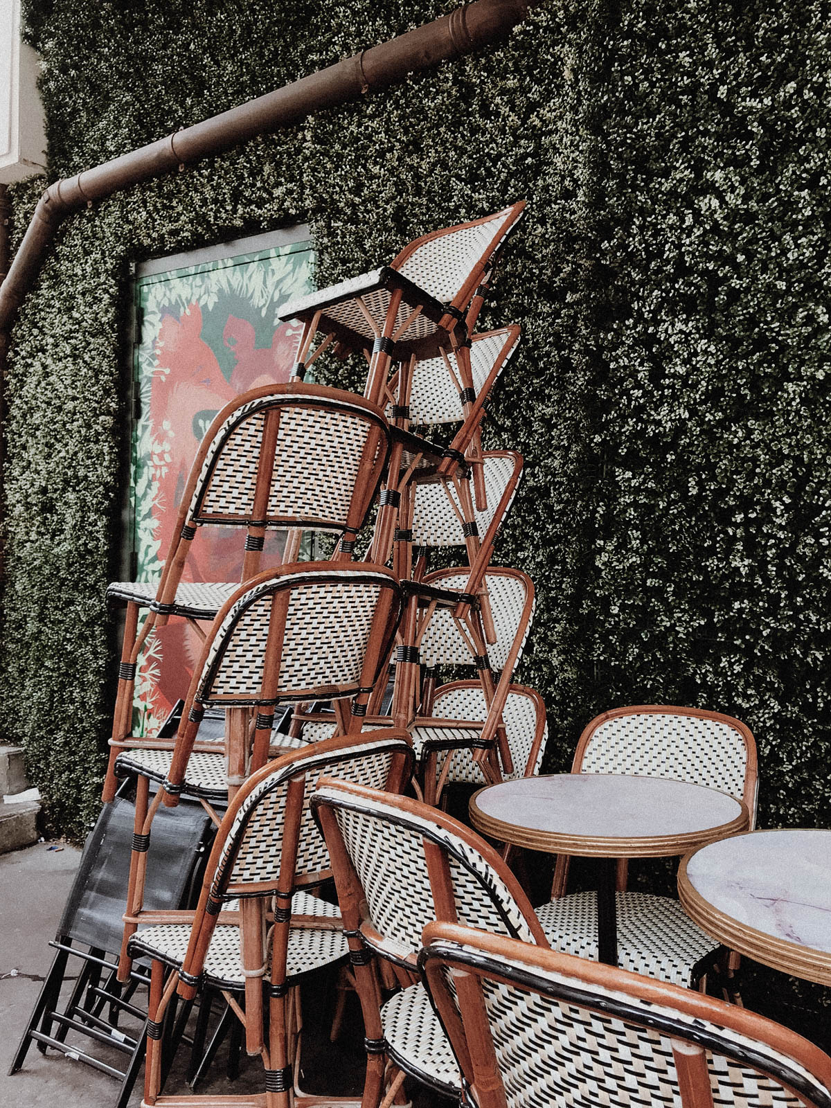 Paris France Travel Guide - Classic Vintage French Cafe Tables and Chairs / RG Daily Blog