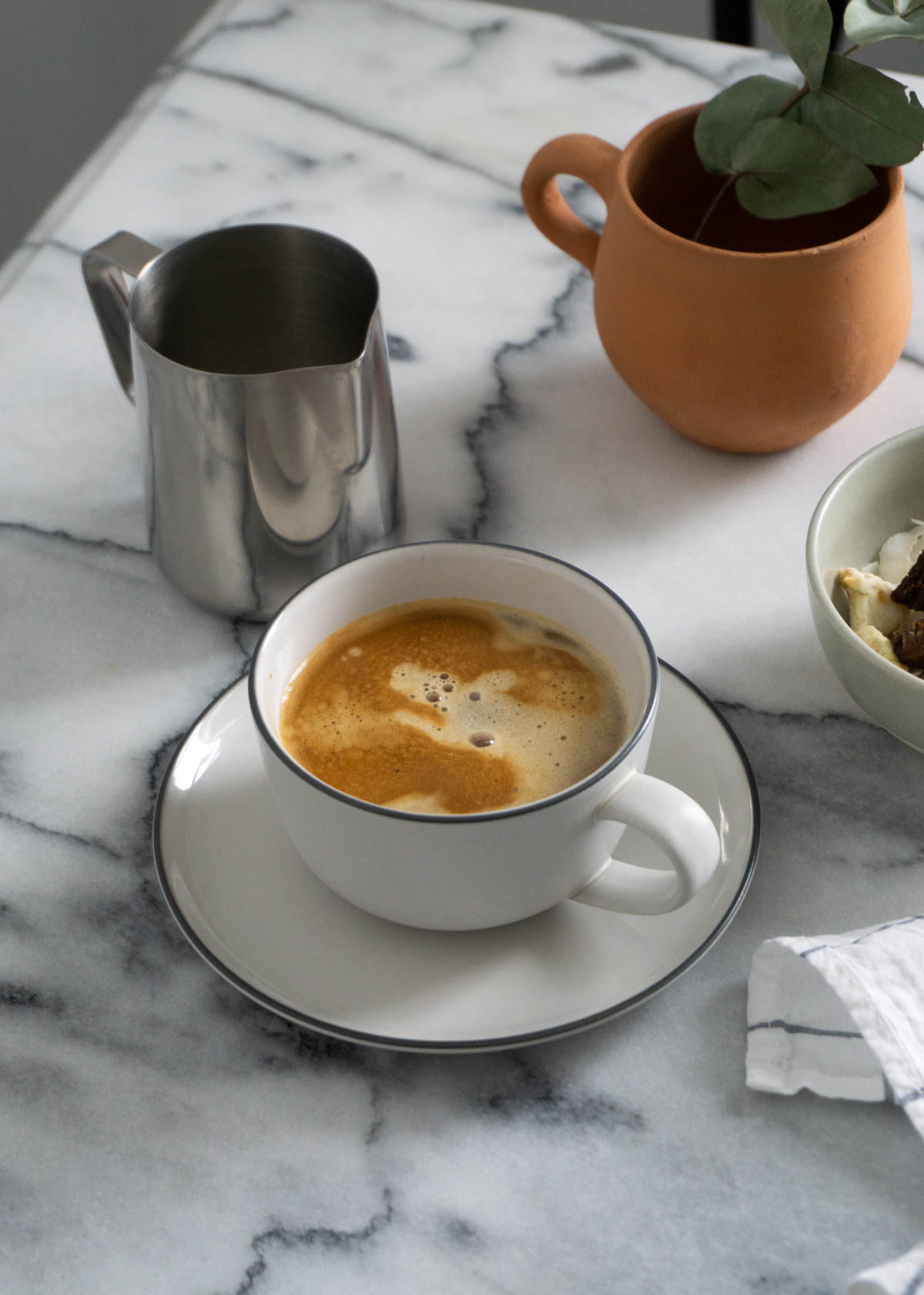 Breakfast Table, Scandinavian Home ~ Coffee, Terracotta & Marble | RG Daily Blog