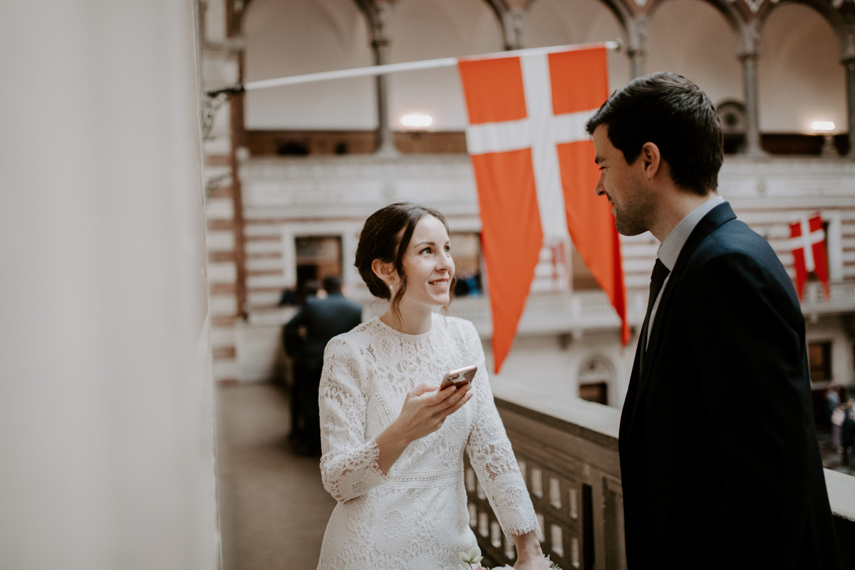 Our Dreamy Copenhagen Elopement ~ City Hall Wedding Photographer, Elva Ziemele / Lace Ivy and Oak Wedding Dress, Denmark / RG Daily Blog, Rebecca Goddard