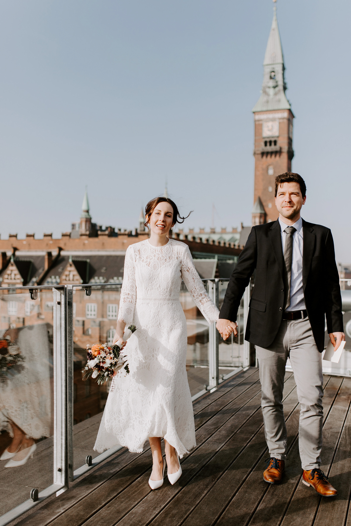 Our Dreamy Copenhagen Elopement ~ City Hall Wedding Photographer, Elva Ziemele / Lace Ivy and Oak Wedding Dress, Denmark, Hotel Danmark / RG Daily Blog, Rebecca Goddard