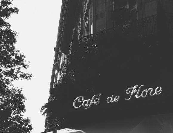 Paris in Black and White ~ Cafe de Flore / RG Daily Travel Blog