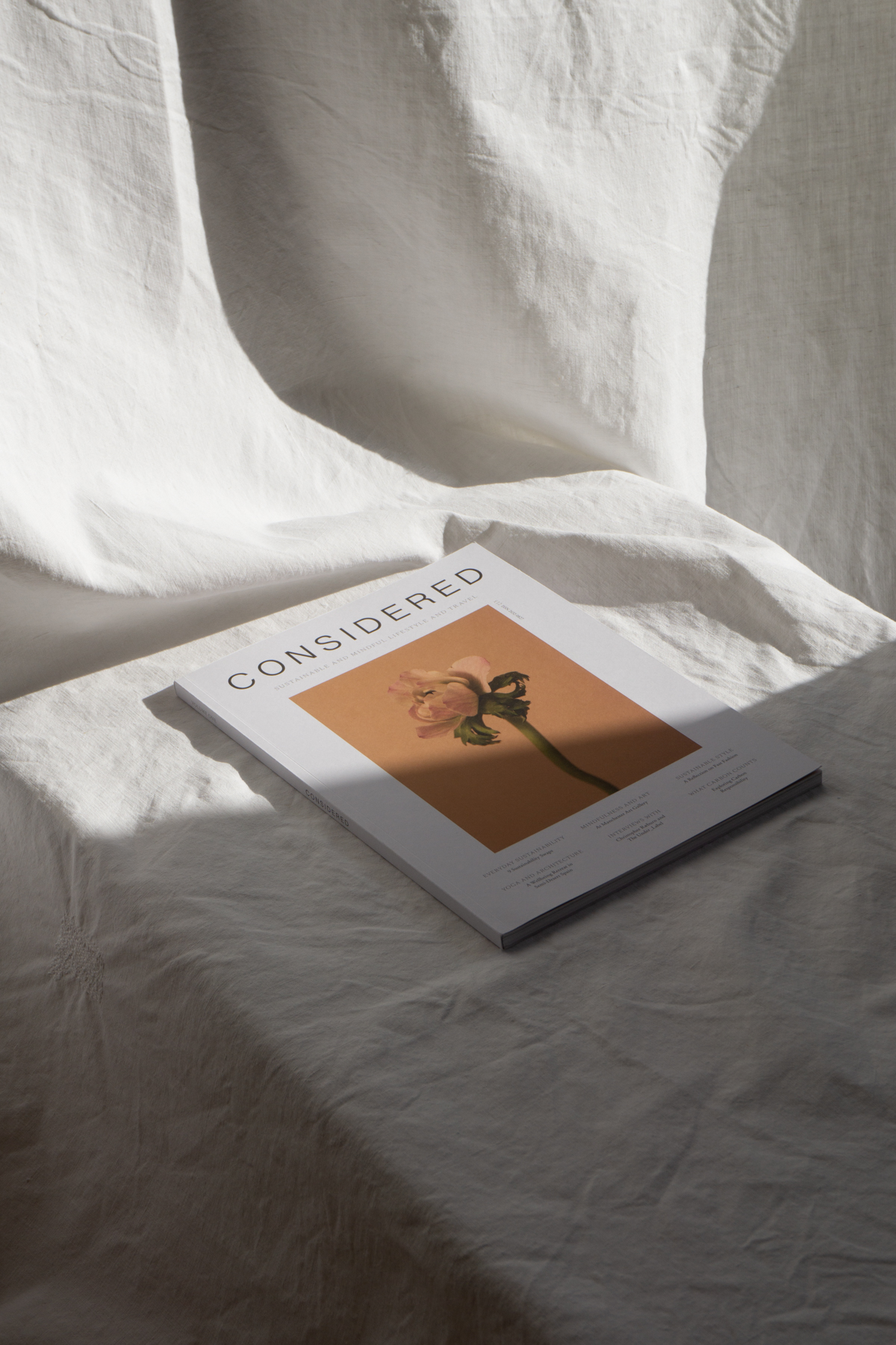 CONSIDERED Magazine - A journal for sustainable living, travel, fashion, and design - mindful lifestyle | RG Daily Blog | Product Photography