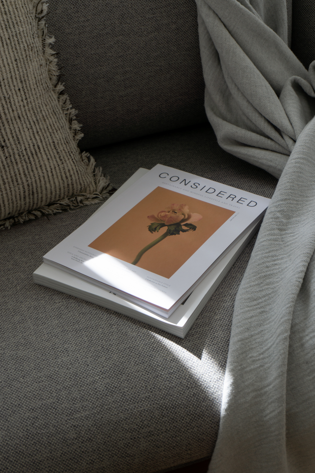 CONSIDERED Magazine - A journal for sustainable living, travel, fashion, and design - mindful lifestyle | RG Daily Blog | Product Photography