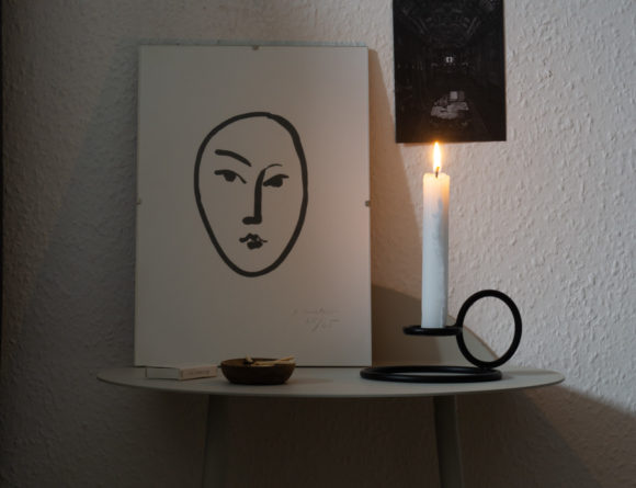 Scandinavian Inspired Autumn Bedroom - Minimalist Decor | Woud Candle Holder and Menu Table | RG Daily Blog Interior Inspo