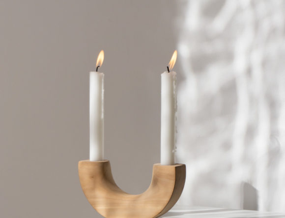 Foresta Arco Candle Holder, KleoCo. Ceramics ~ Table Setting, Slow Living, Simple For Everyday, Ethical Sustainable Brand, Fair Trade Design | Minimalist Home, Scandinavian Design, Sustainable Home, Natural Aesthetic | Product Photography, Light and Shadows, Danish Design Interior | RG Daily Blog