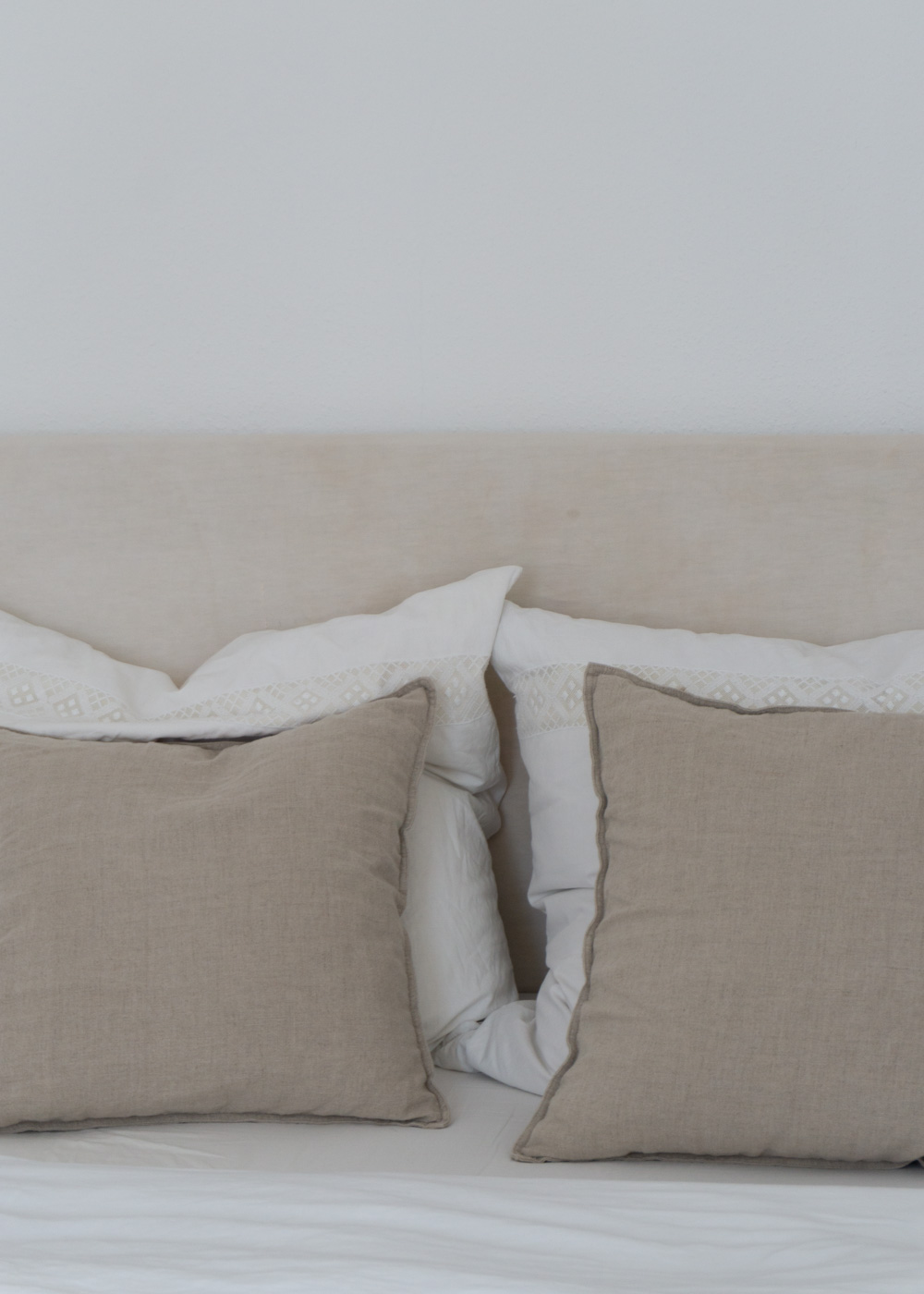 Bedroom | neutral interior, white and beige home, wood floors, minimalist simple decor, natural berlin apartment, scandinavian design, calm aesthetic