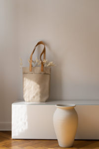 PROJECTKIN Travle Canvas Bag - Sustainable Luggage and travel accessories from eco friendly materials | Danish design, Scandinavian products, mindful accessories, luggage | product photography, shadows, light, minimalist aesthetic | RG Daily Blog