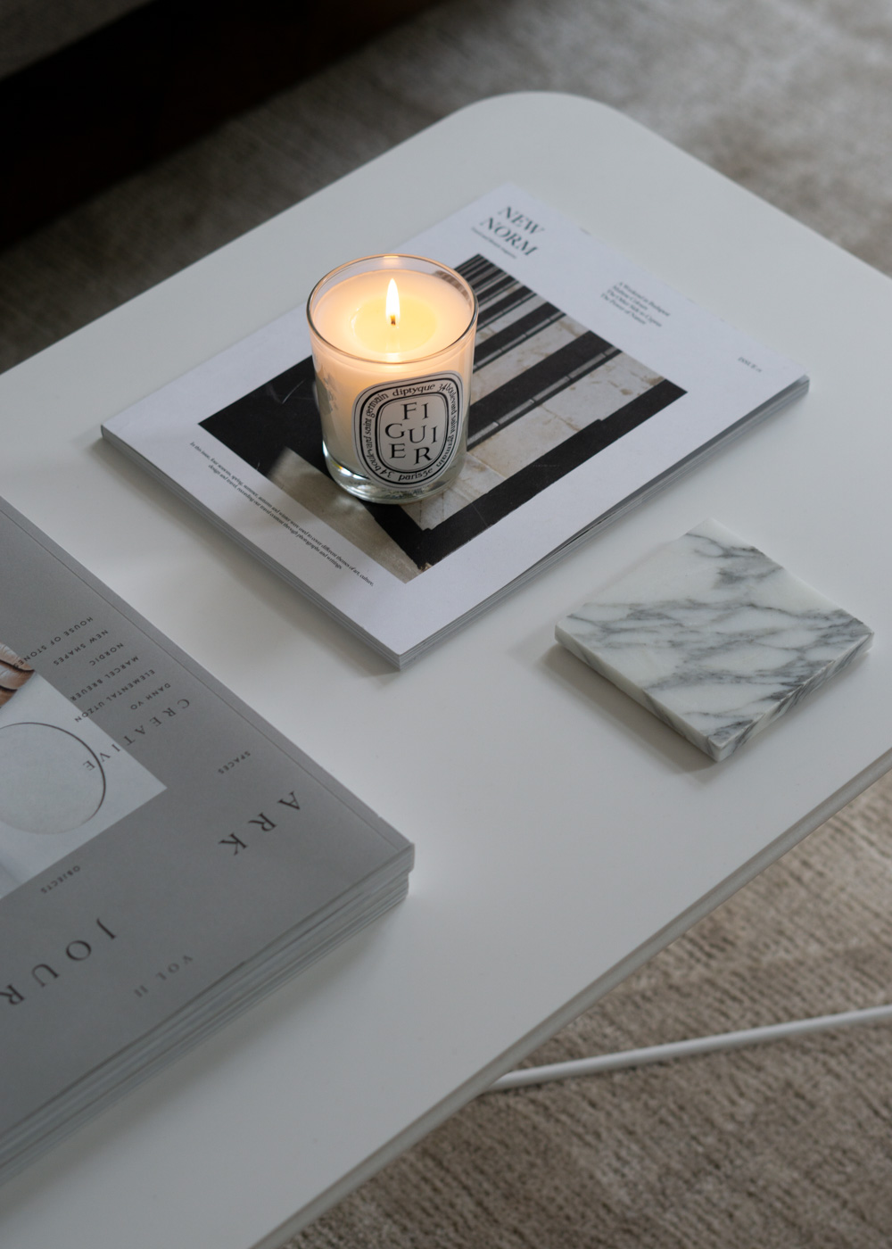 Diptyque Paris Candle Perfume ~ Interior Decor Details, Beauty Fragrance, French Aesthetic, Product Photography, Light Shadows, Shadow Play, Minimalist Style, Home, Styling - RG Daily Blog