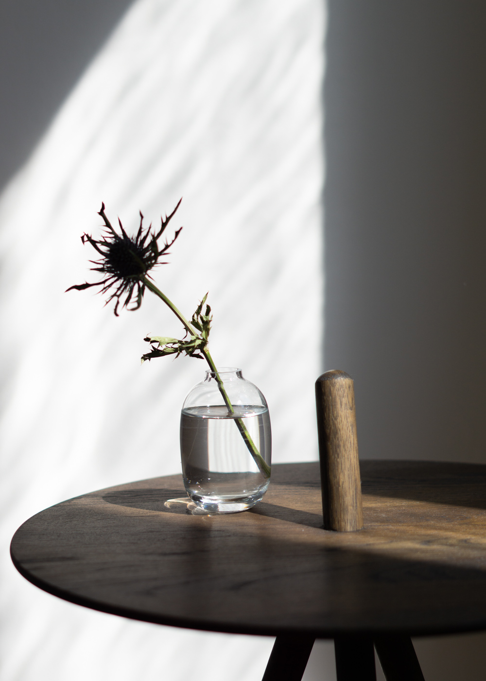 H&M Home, Shadow Play, Small Glass Vase, Woud Come Here Table, Danish Design - Neutral Home, Scandinavian Interior, Natural Aesthetic, Minimalist Decor, Beige Style, RG Daily Blog