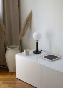 Nuura Lighting, Danish Design, Glass Table Lamp, Miira, Minimalist Home, Classic Interior, Timeless Style, Ikea Storage, Beige, Pampas Grass, Cereal Magazine, White Scandinavian Decor, Neutral Aesthetic