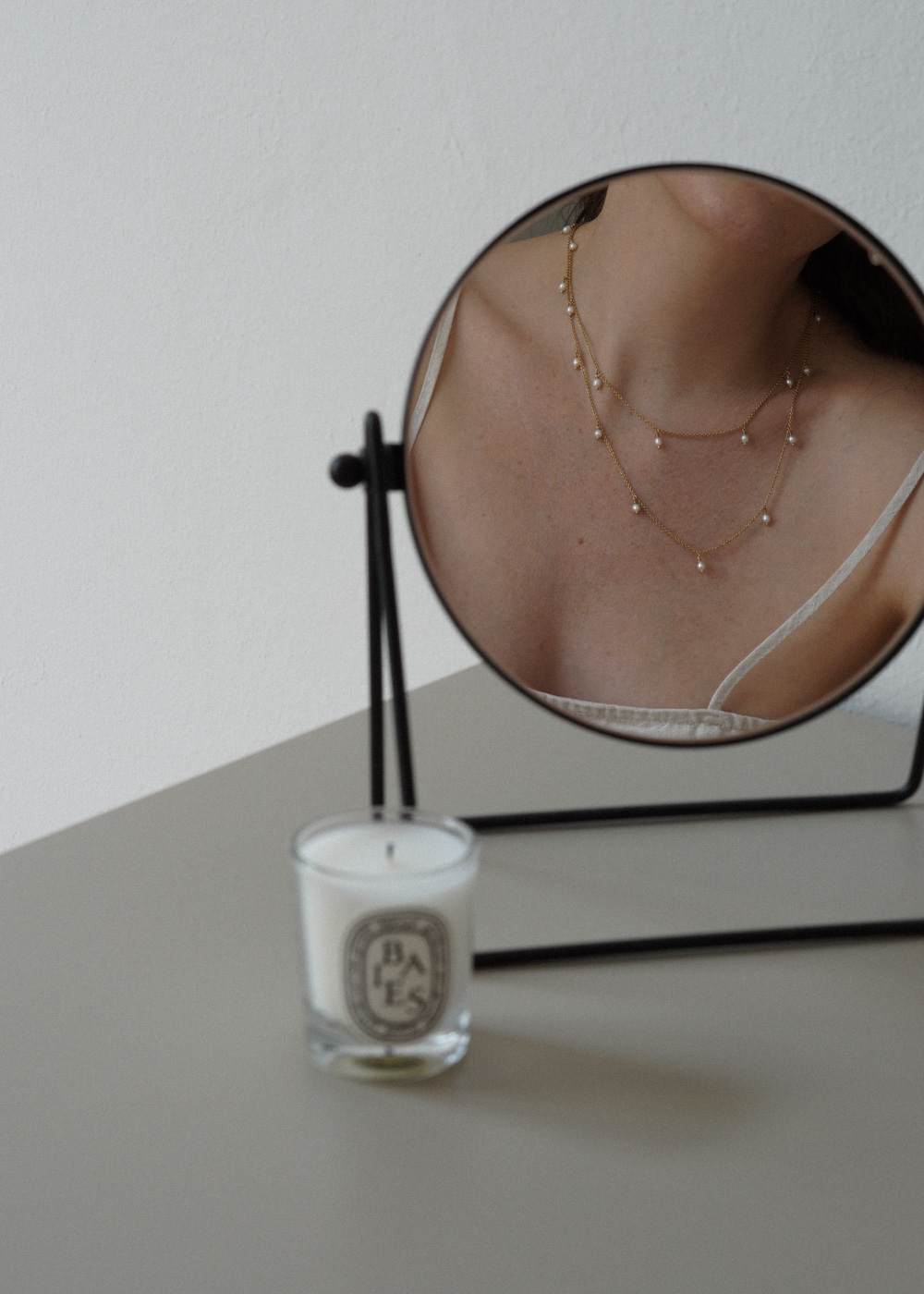 BRUNA The Label Gold Necklace Jewelry Handcrafted Jewellery Dainty Aesthetic Style Sustainable Fashion Minimal Timeless Summer Outfit RG Daily Rebecca Goddard Neutral (20)