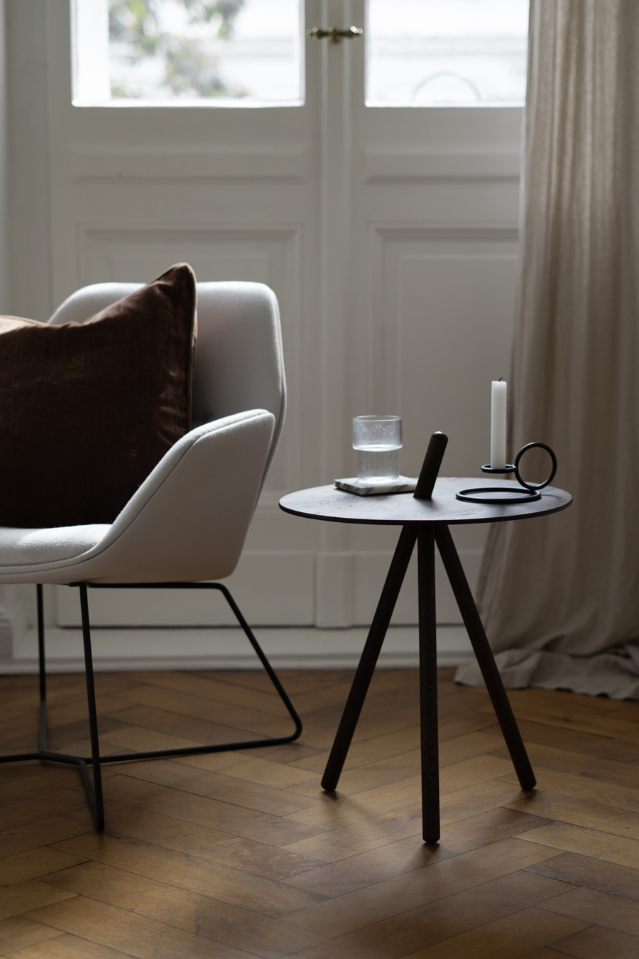Woud Come Here Table, Ferm Living Ripple Glass, Minimalist Home, Neutral Aesthetic, Danish Design