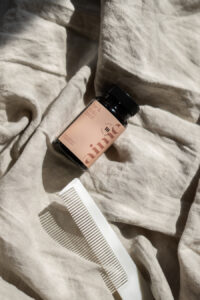 Aime Skincare, Holistic Natural Beauty, Hair and Scalp Boost, Organic Beauty, Product Photography, Light and Shadows, Beige Aesthetic, Neutral Style | RG Daily Blog