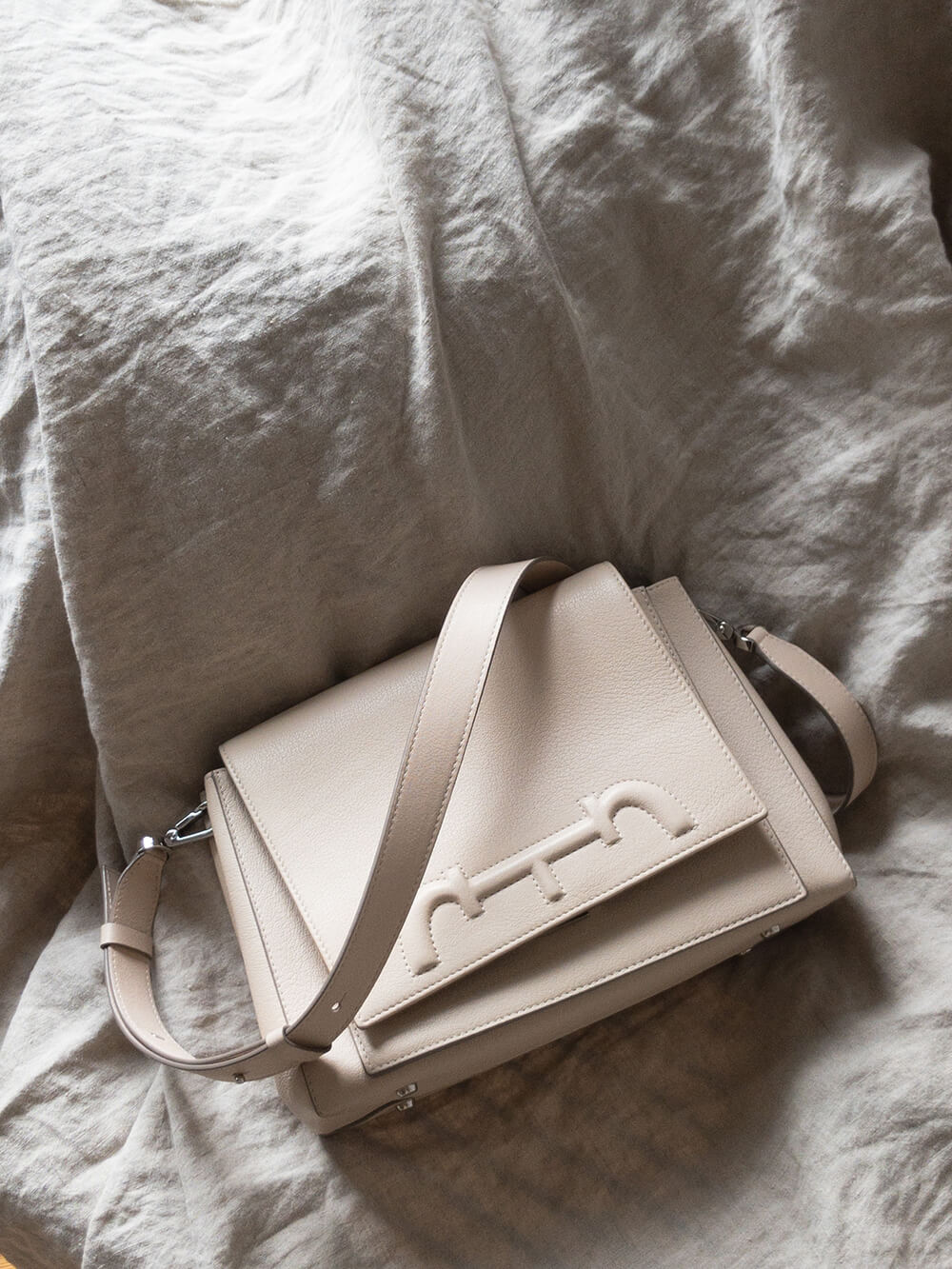 Beige Handbag