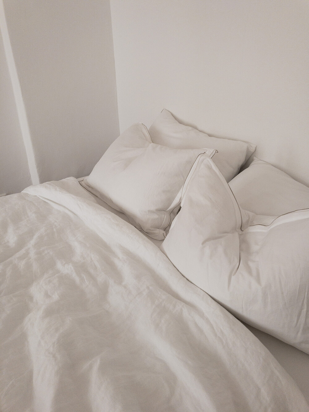 White Fluffy Bedding