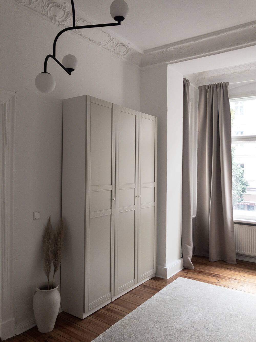 White Interior Bedroom Storage