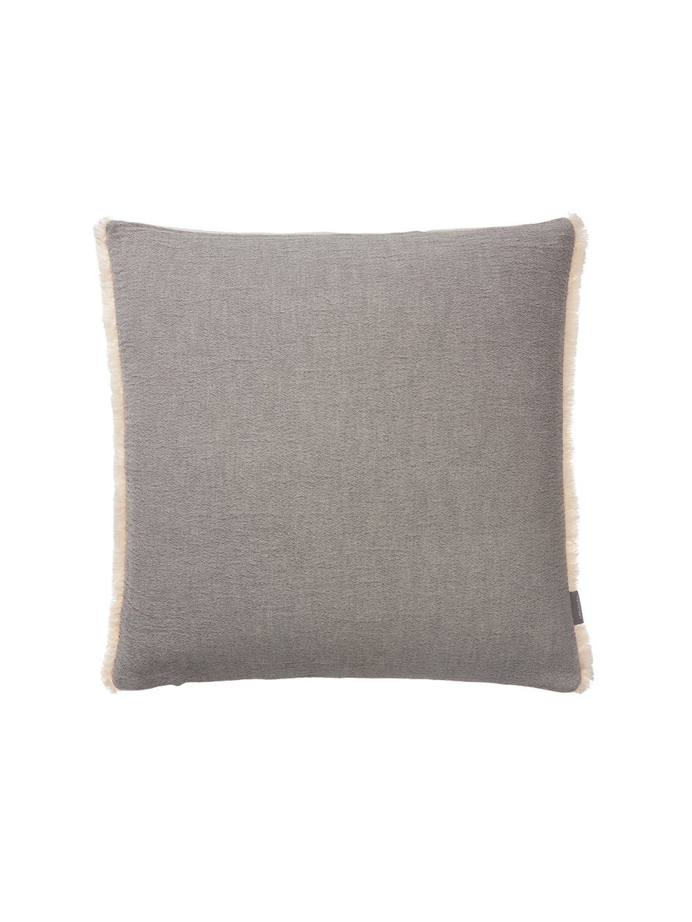 Anaba Scatter Throw Cushion Pillow, Urbanara - Grey Beige Natural