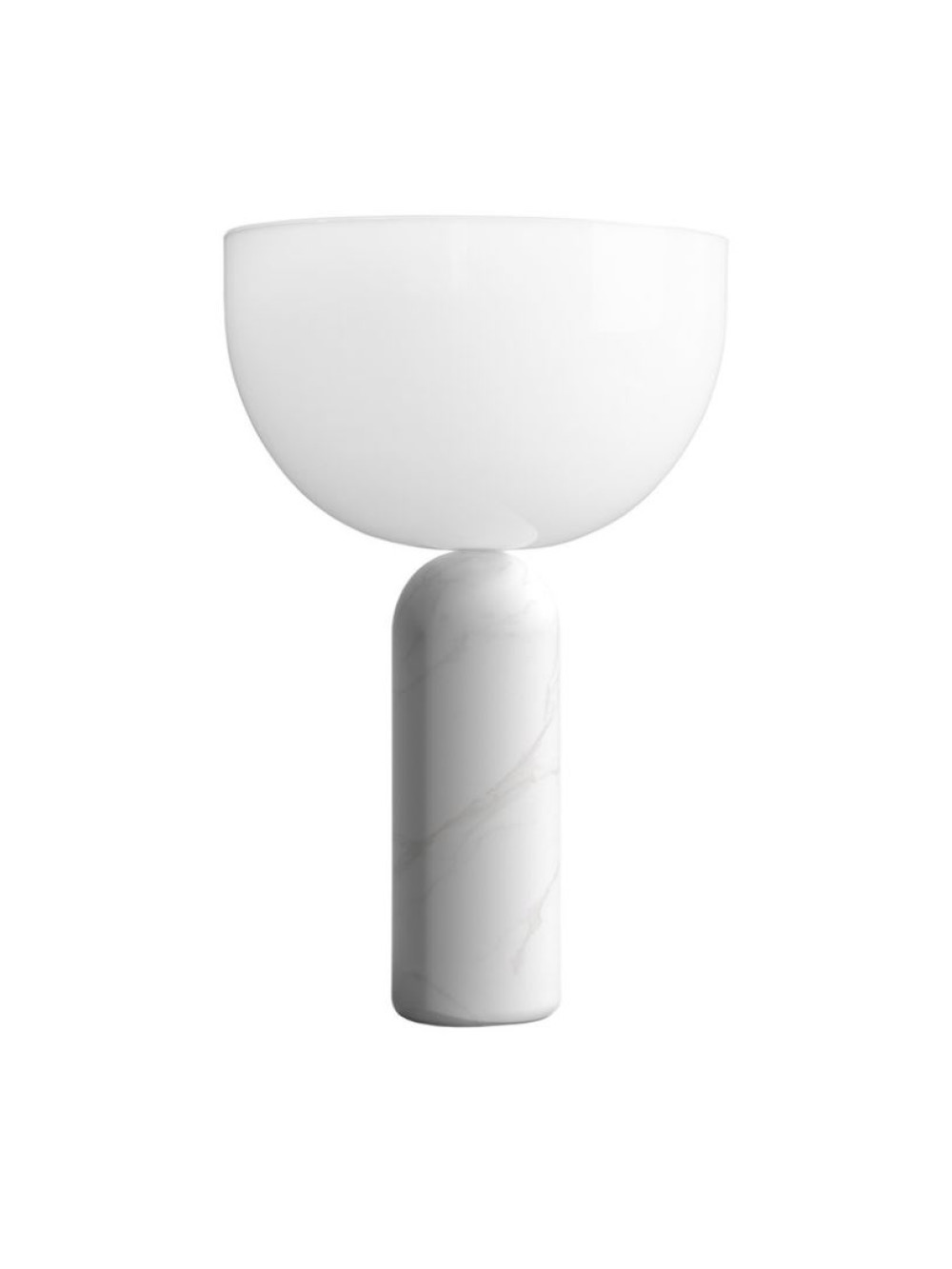 Kizu Table Lamp, New Works - White Marble, Small