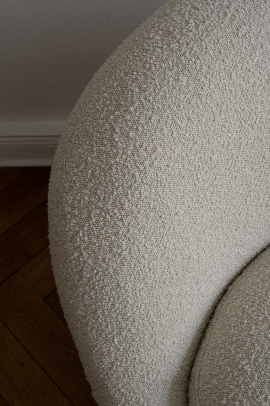 SOFACOMPANY, Maya Cream Boucle, Beige Interior Aesthetic