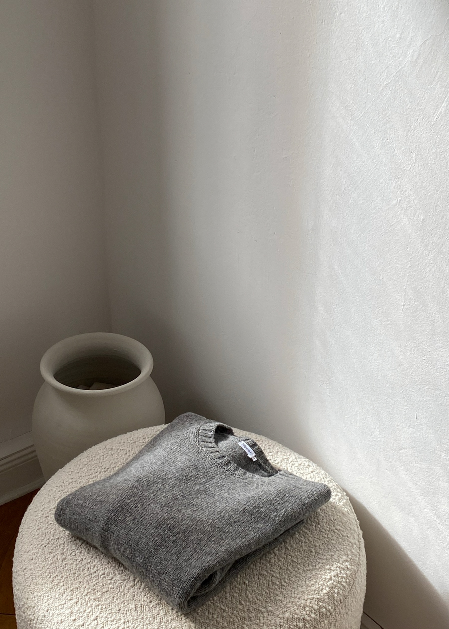 Filippa-K-Swedish-Wool-Max-Sweater-Concious-Fashion-Grey-Pullover