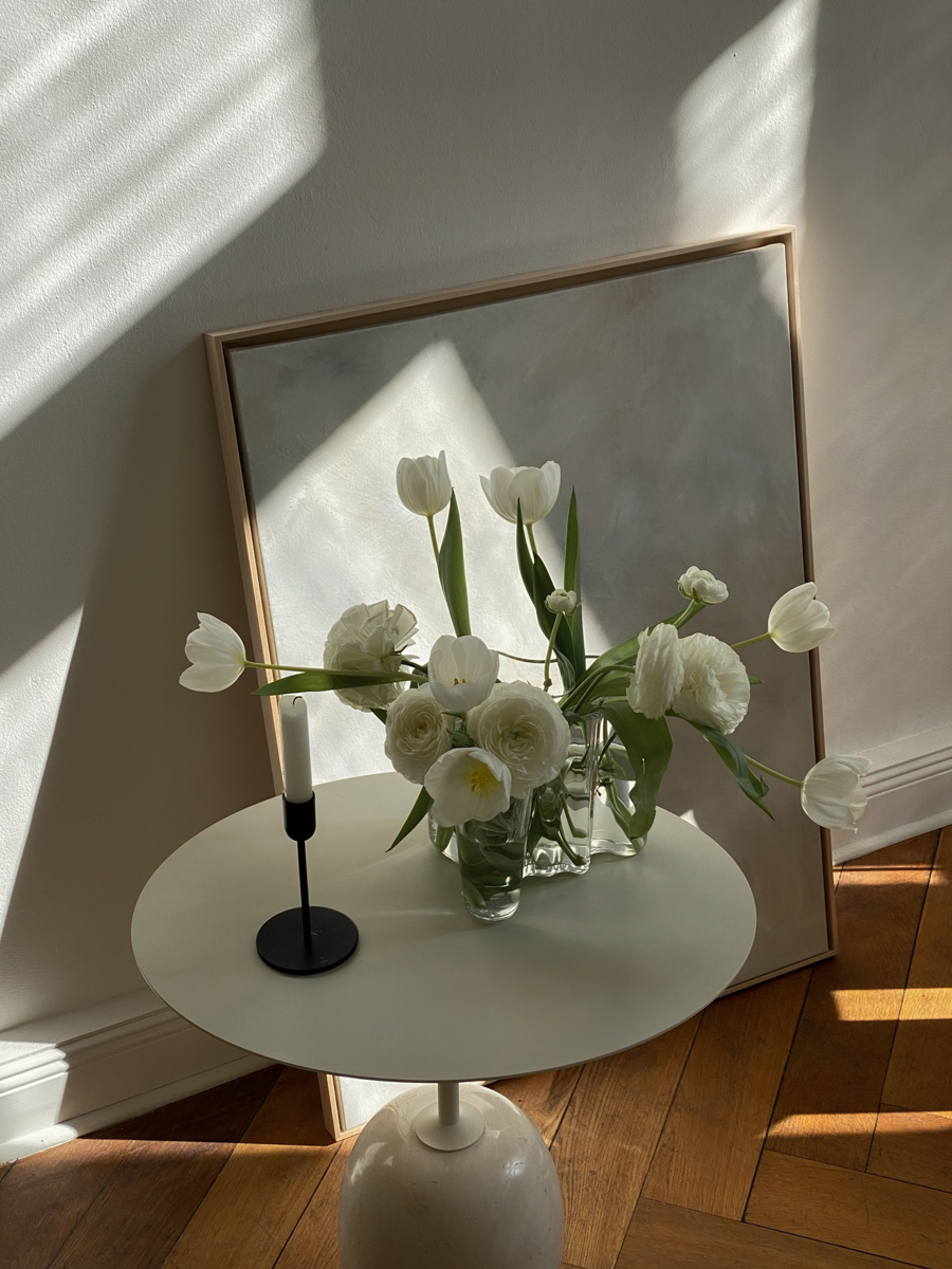 Spring Time Flowers &Tradition Lato Table | Rebecca Goddard
