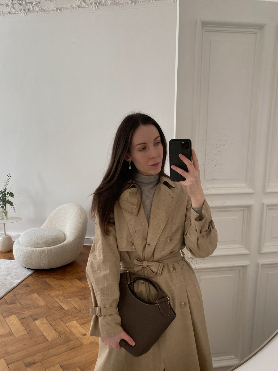 Beige Trench Coat Spring Outfit | Rebecca Goddard