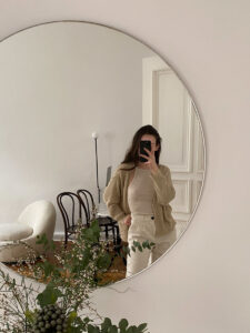 Beige Spring Outfit | Rebecca Goddard