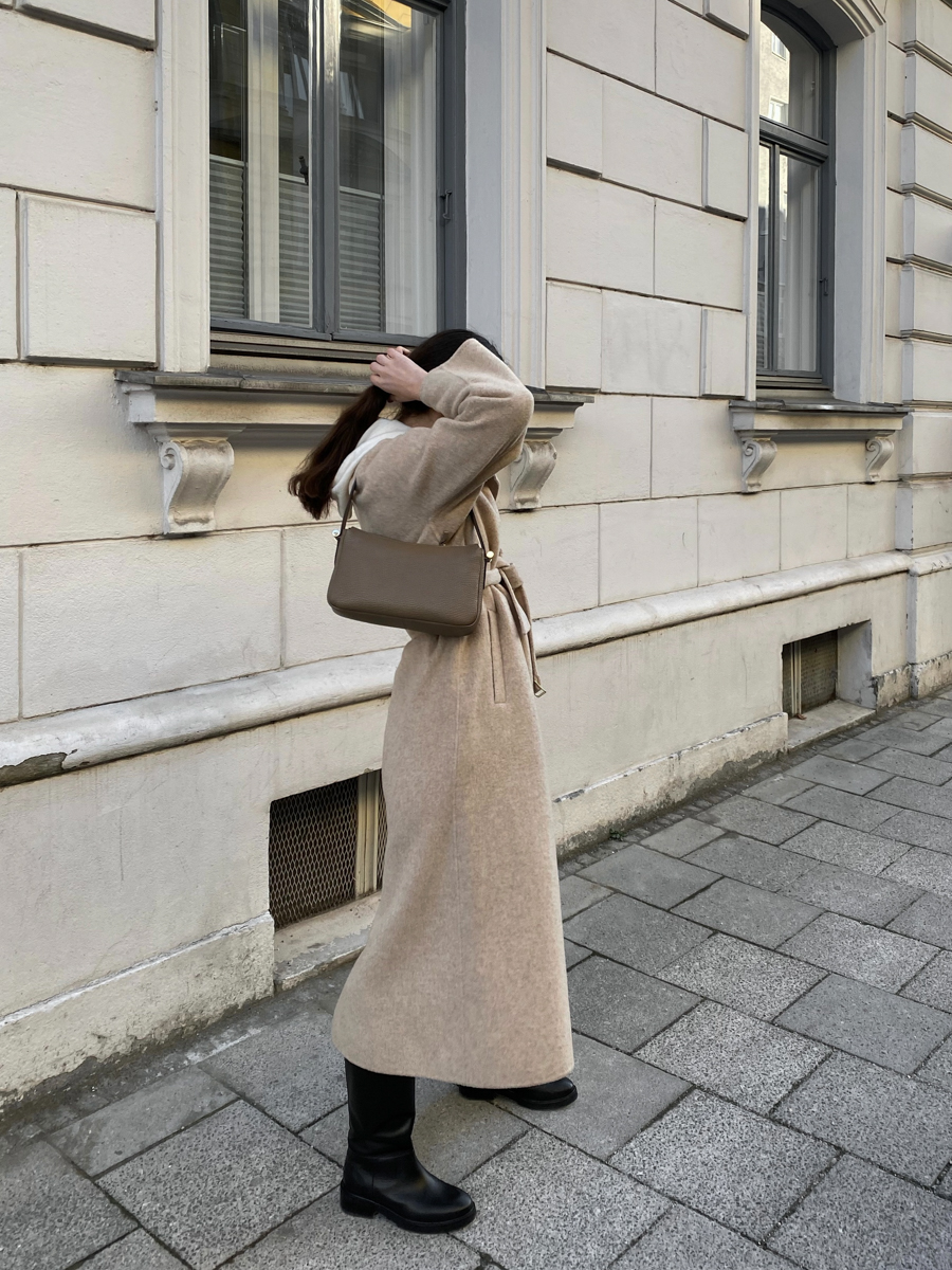 Beige Winter Wool Coat, RG Daily Blog