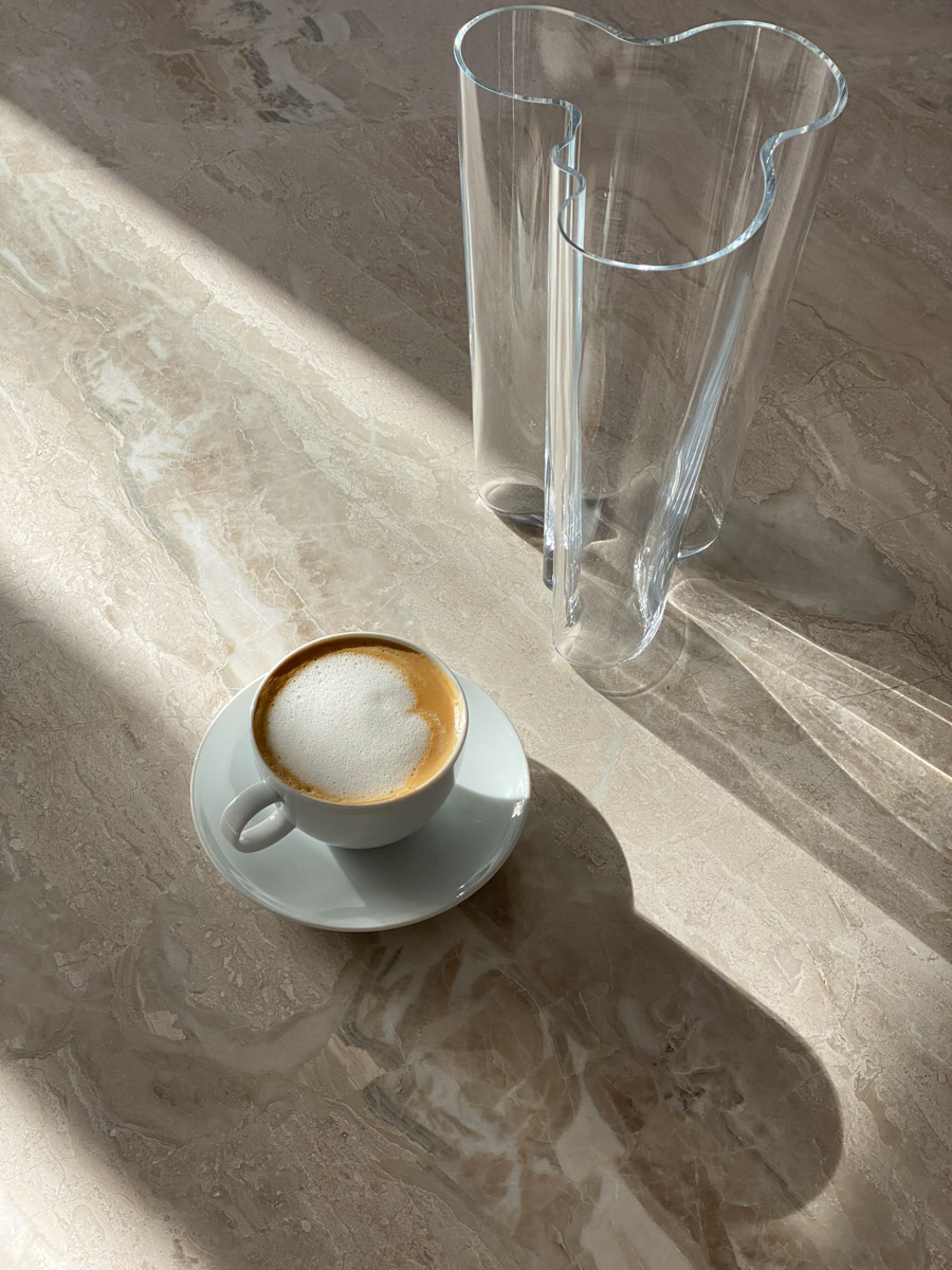 Coffee and Aalto Vase - Rebecca Goddard